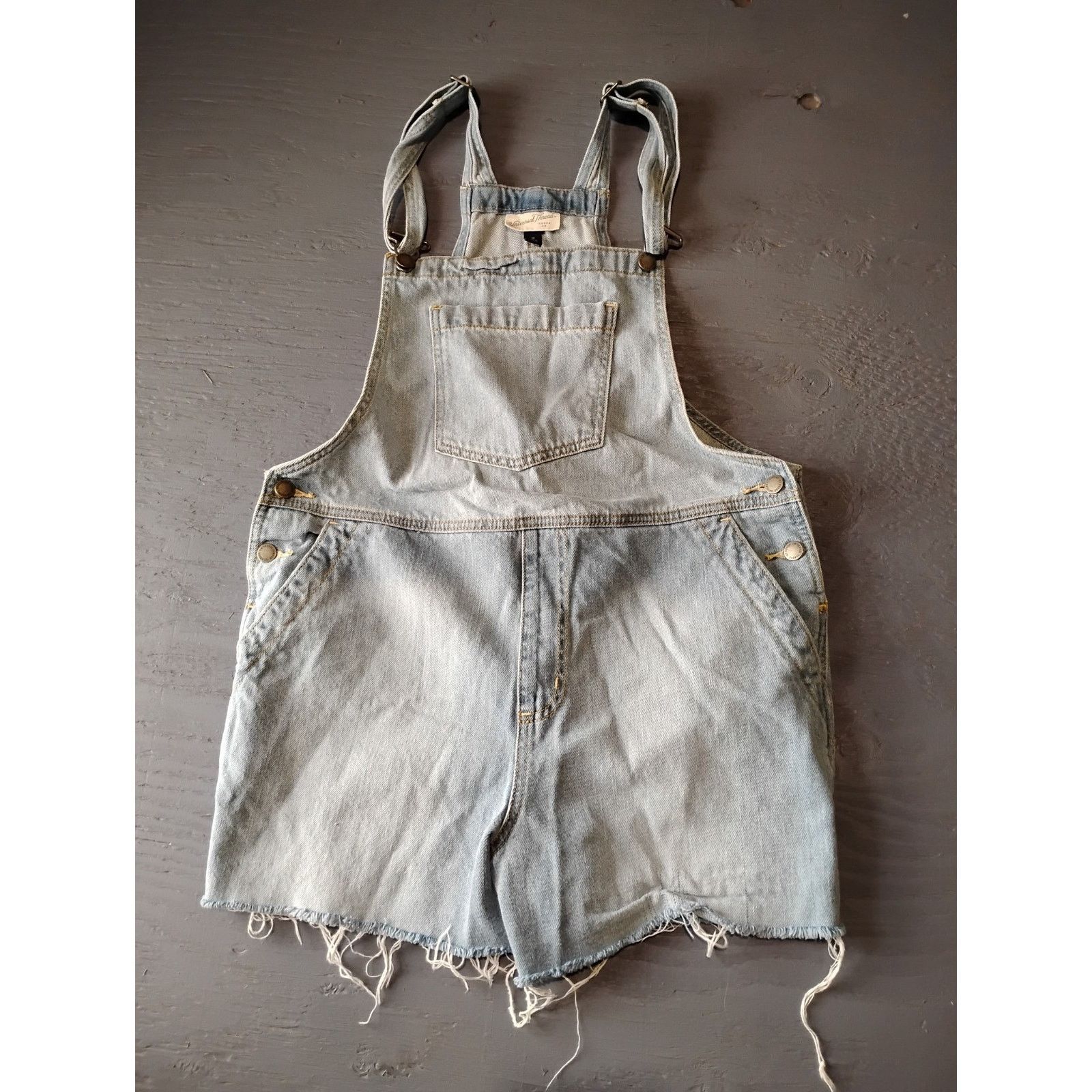 Other Universal Thread Good Co. (10) Button Custom Cut Coveralls Size 32" / US 10 / IT 46 - 4 Thumbnail