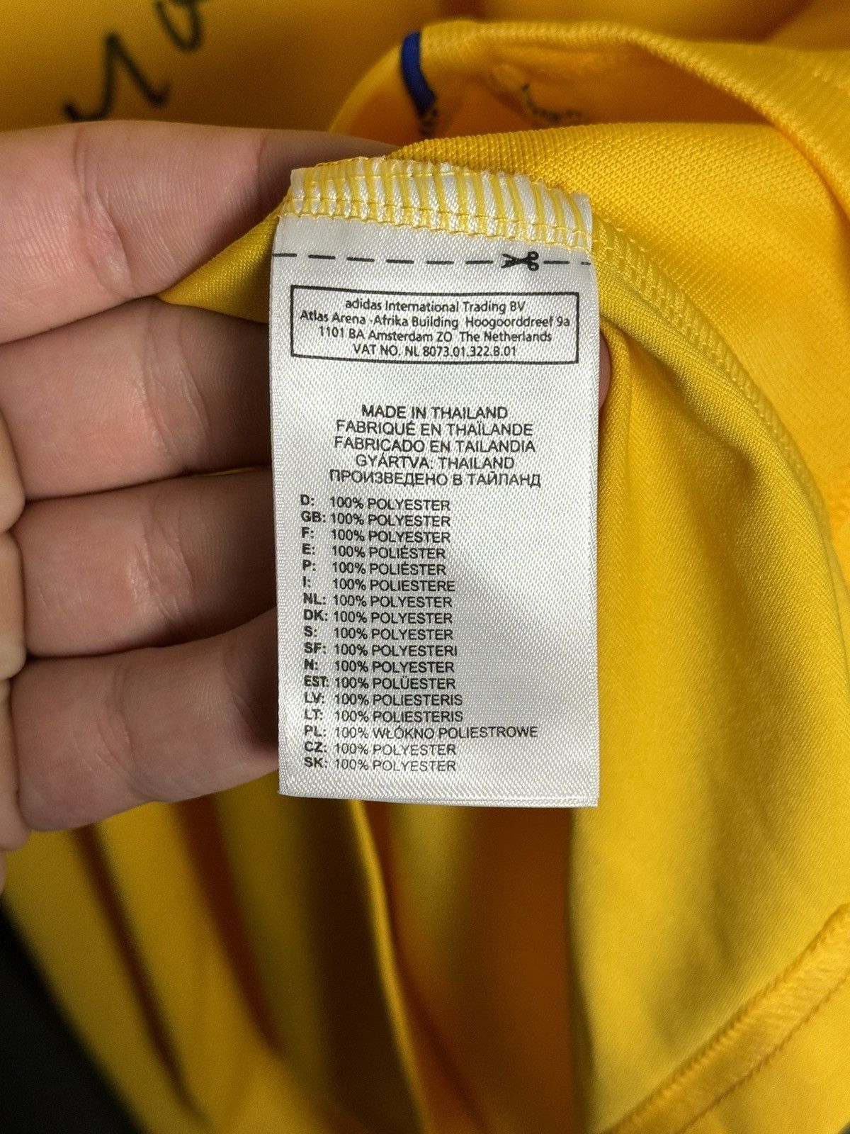 Adidas Ukraine 10/11 Home Match Worn Aliev Football Soccer Jersey Size US M / EU 48-50 / 2 - 16 Thumbnail