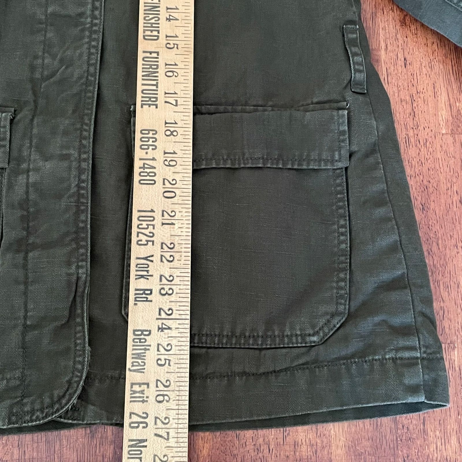 Banana Republic Banana Republic Essential Cargo Jacket Green Small NO BELT Size S / US 4 / IT 40 - 9 Thumbnail