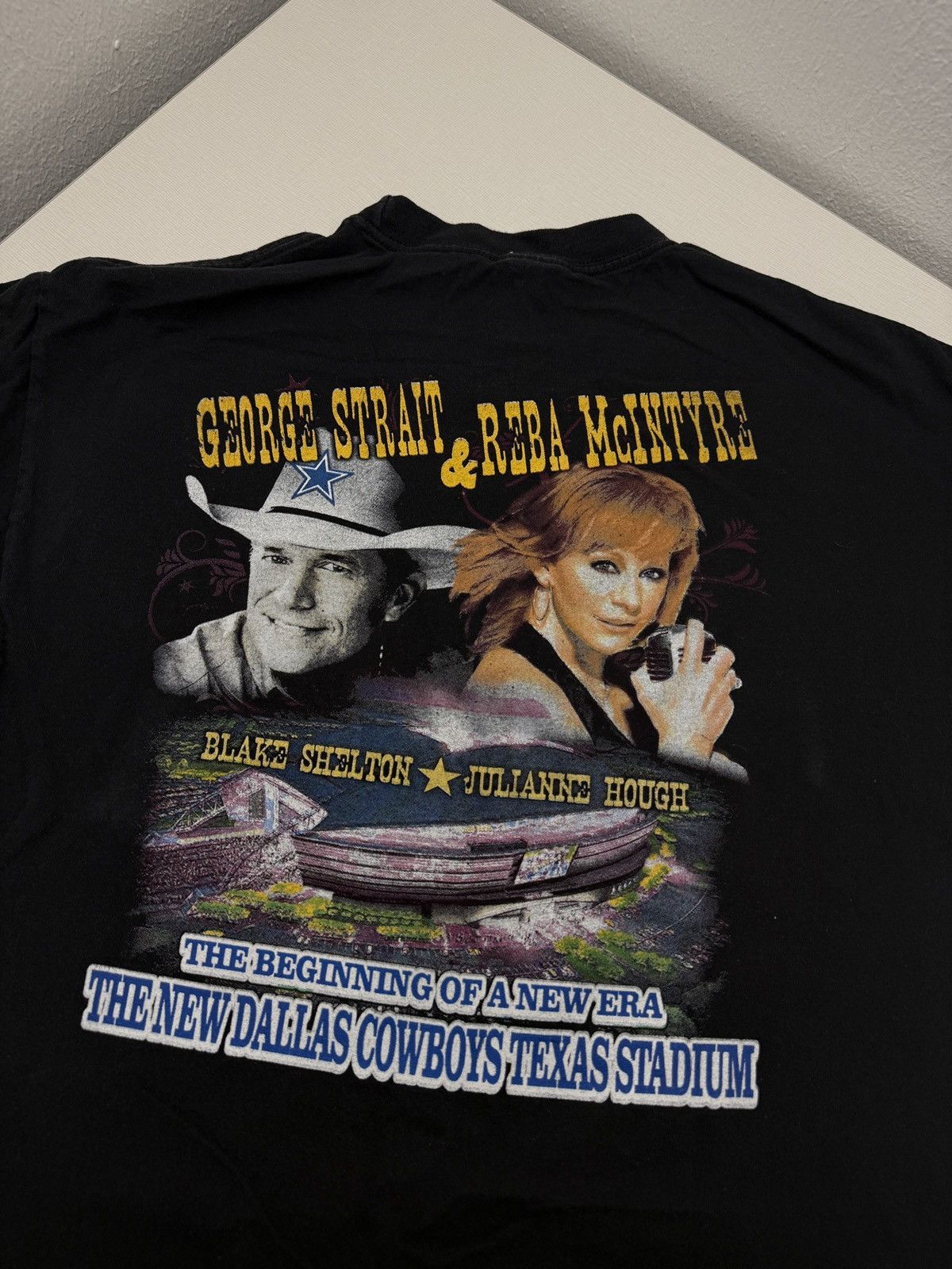 Vintage George Straight And Reba McEntire 2009 Concert Merch Large Size US L / EU 52-54 / 3 - 6 Thumbnail