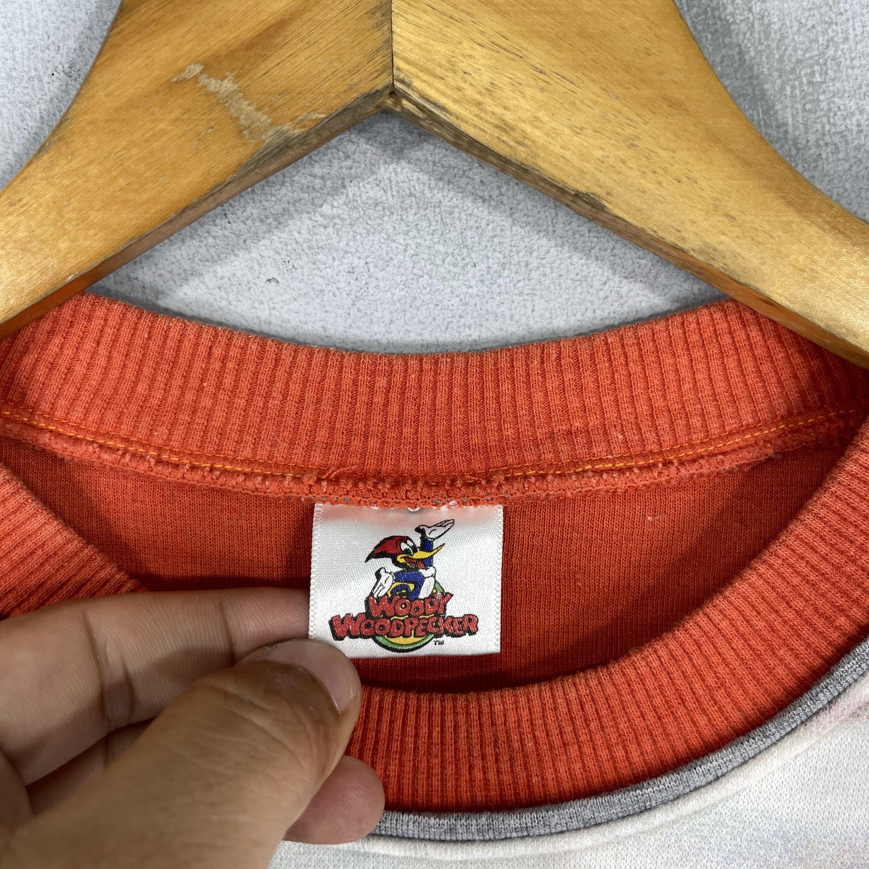 Cartoon Network × Vintage Vintage 90s WOODY WOODPECKER Cartoon Overprint Jumper Size M Size US M / EU 48-50 / 2 - 4 Thumbnail