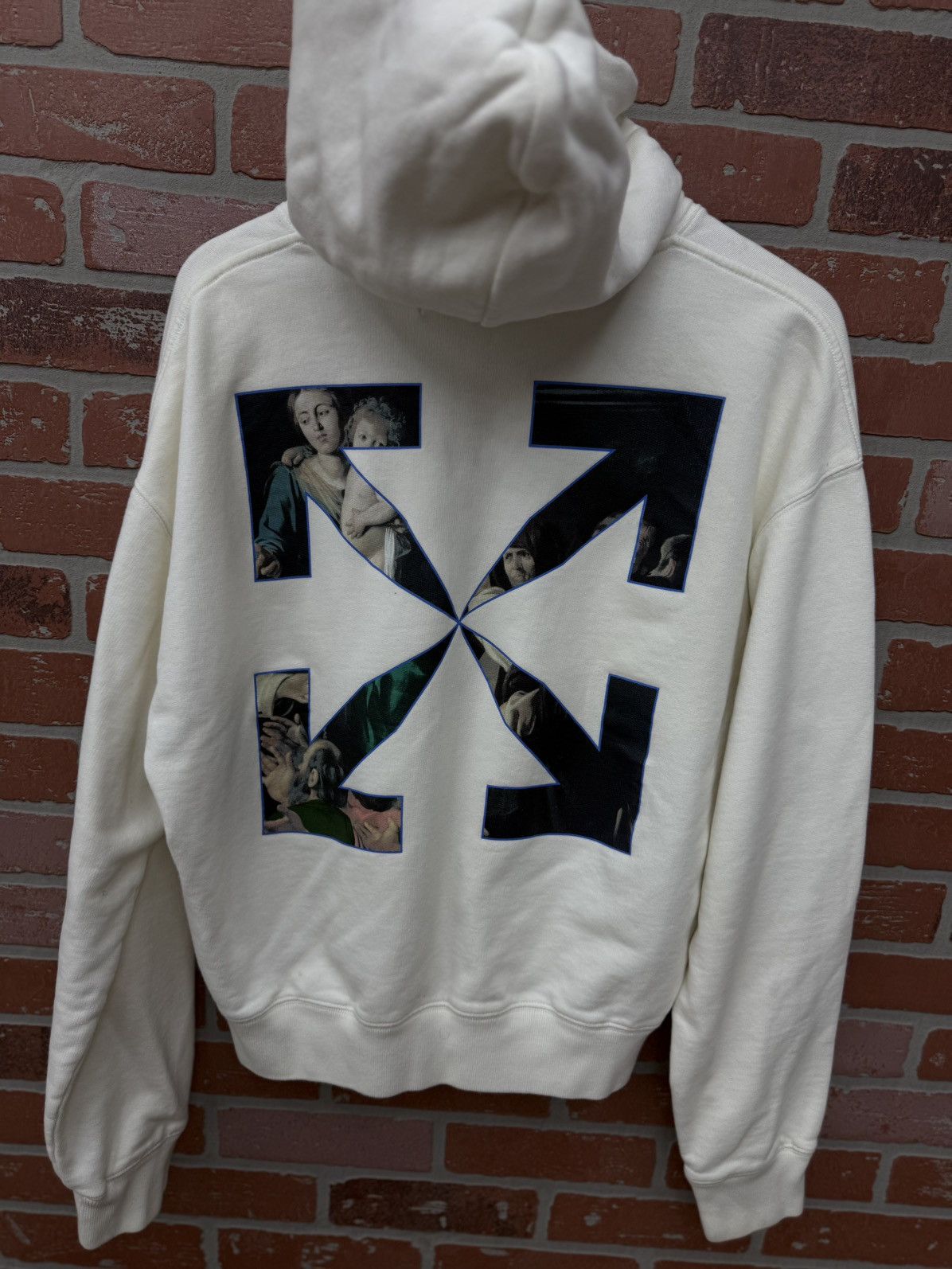Off-White Off White Mens Hoodie Size M White Pre Owned 🧼 Size US M / EU 48-50 / 2 - 11 Thumbnail