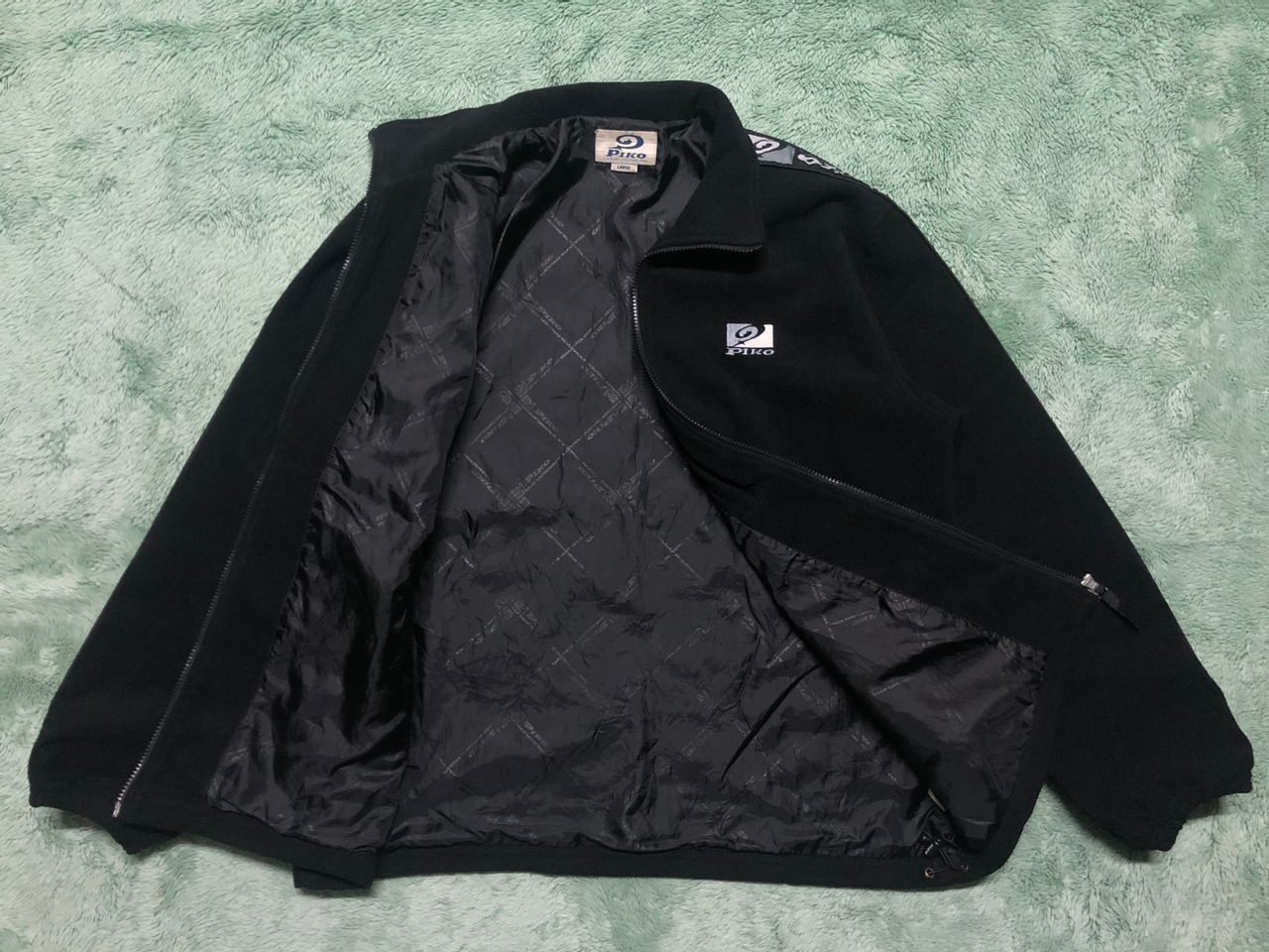 Japanese Brand VINTAGE PIKO HAWAII LONGBOARD WEAR SIDE TAPE FLEECE JACKET Size US L / EU 52-54 / 3 - 4 Thumbnail
