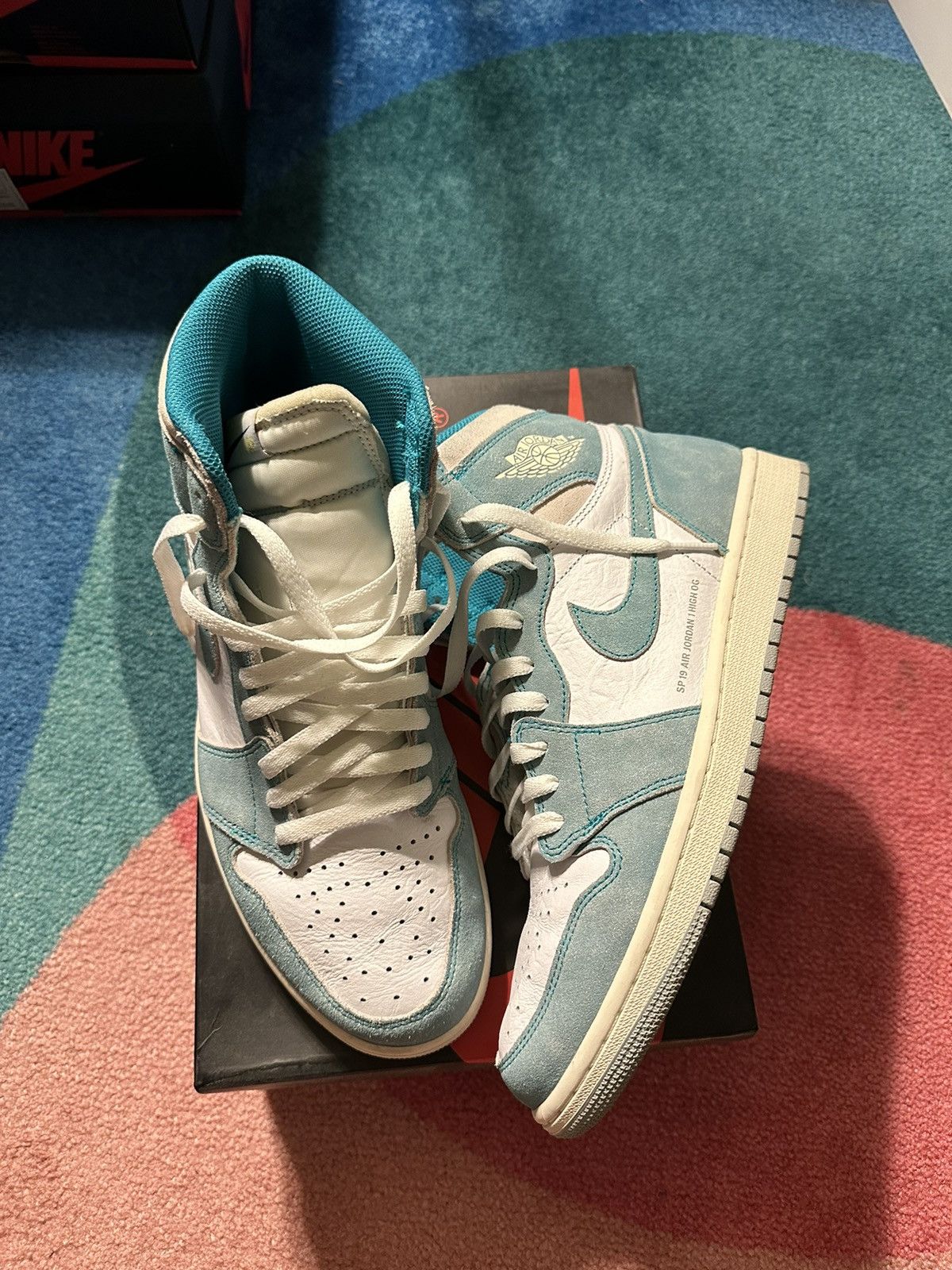 Jordan Brand Jordan 1 Retro High Turbo Green Size US 11.5 / EU 44-45 - 1 Thumbnail