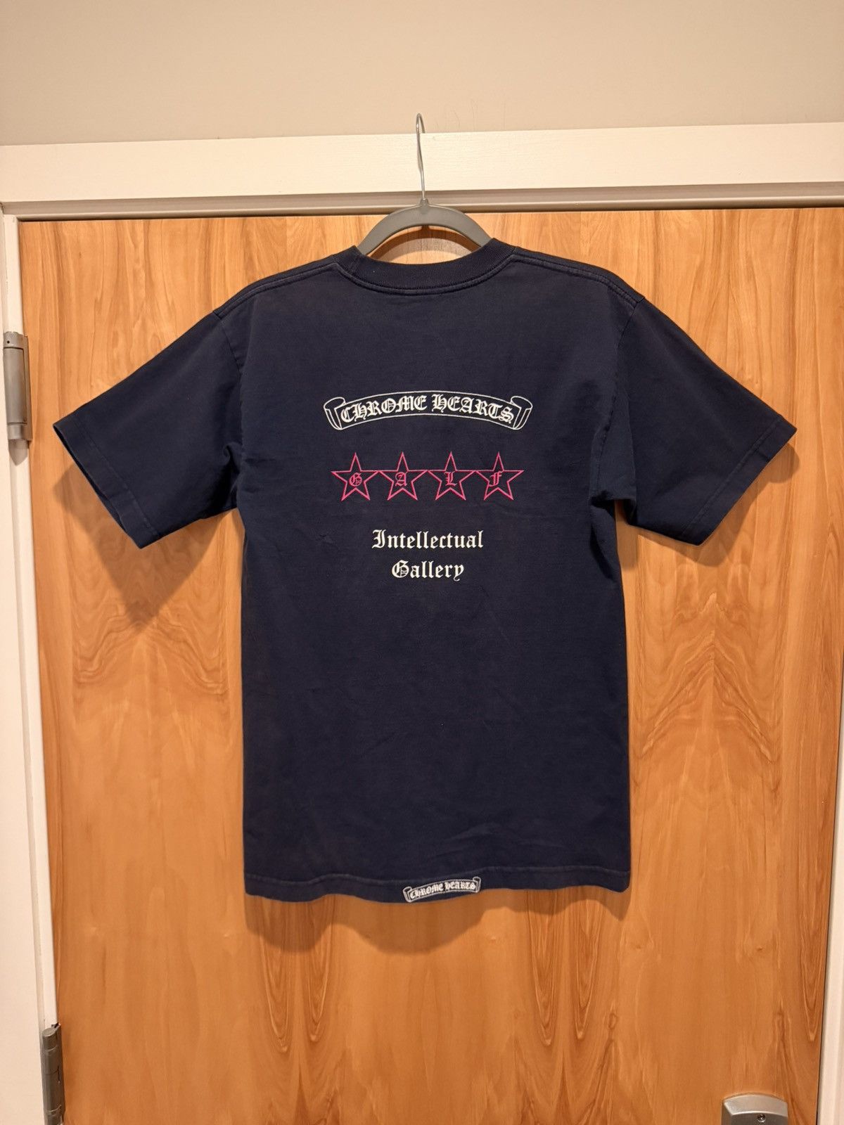 Chrome Hearts Chrome Hearts Vintage Intellectual Gallery Tee Navy Size US M / EU 48-50 / 2 - 1 Thumbnail