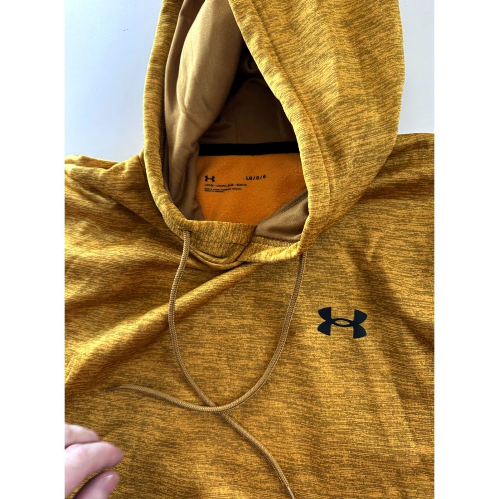 Under Armour Under Armour Hoody Sweater Large L Goldish Pattern Mens Size US L / EU 52-54 / 3 - 6 Thumbnail