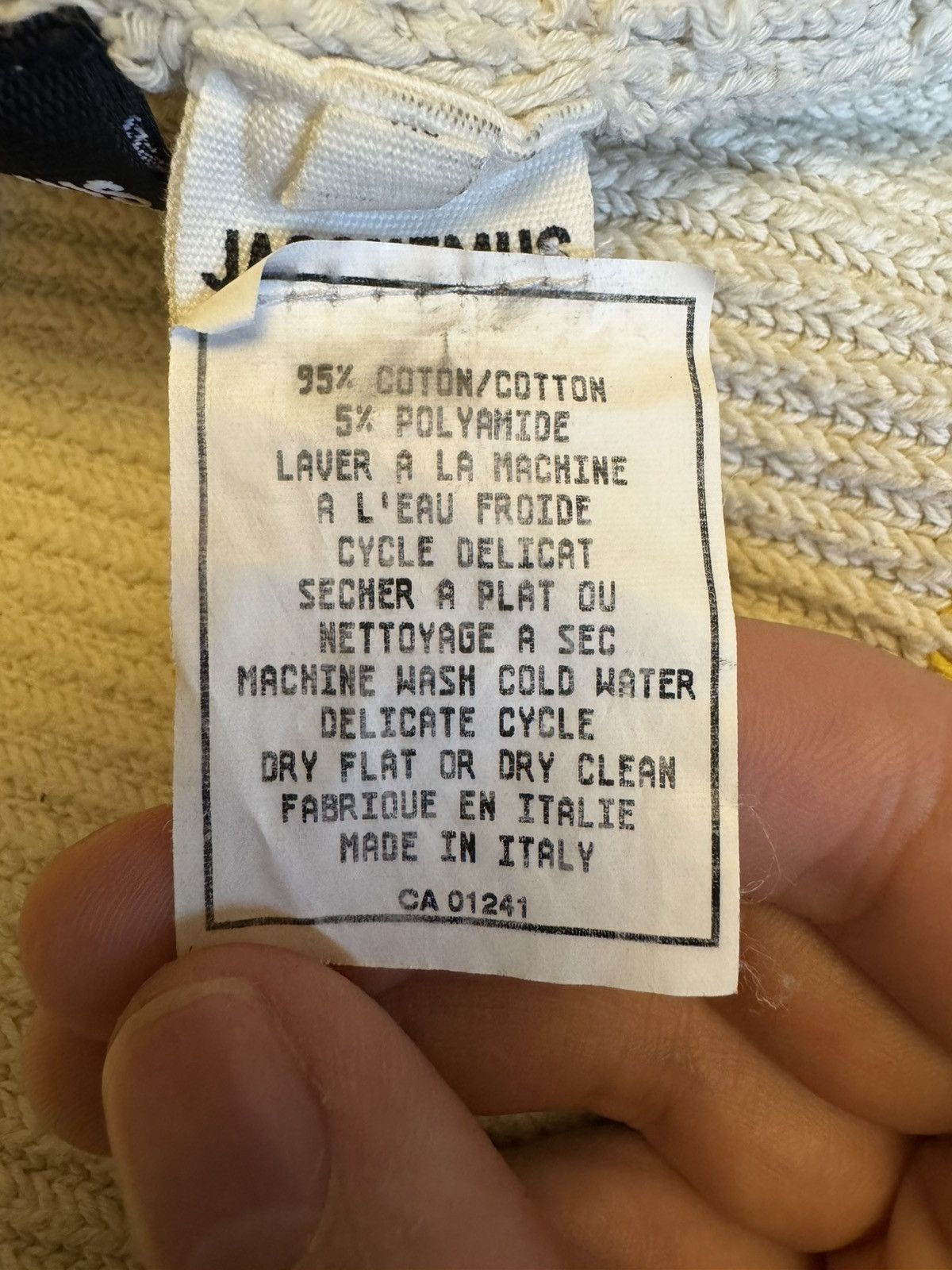 Jacquemus JACQUEMUS "Limone" Ribbed Cardigan Size US XL / EU 56 / 4 - 9 Thumbnail