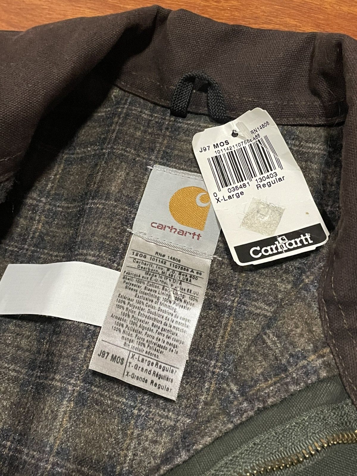Carhartt Carhartt Detroit Jacket J97 Mos Green XL Brand New With Tags Size US XL / EU 56 / 4 - 6 Thumbnail