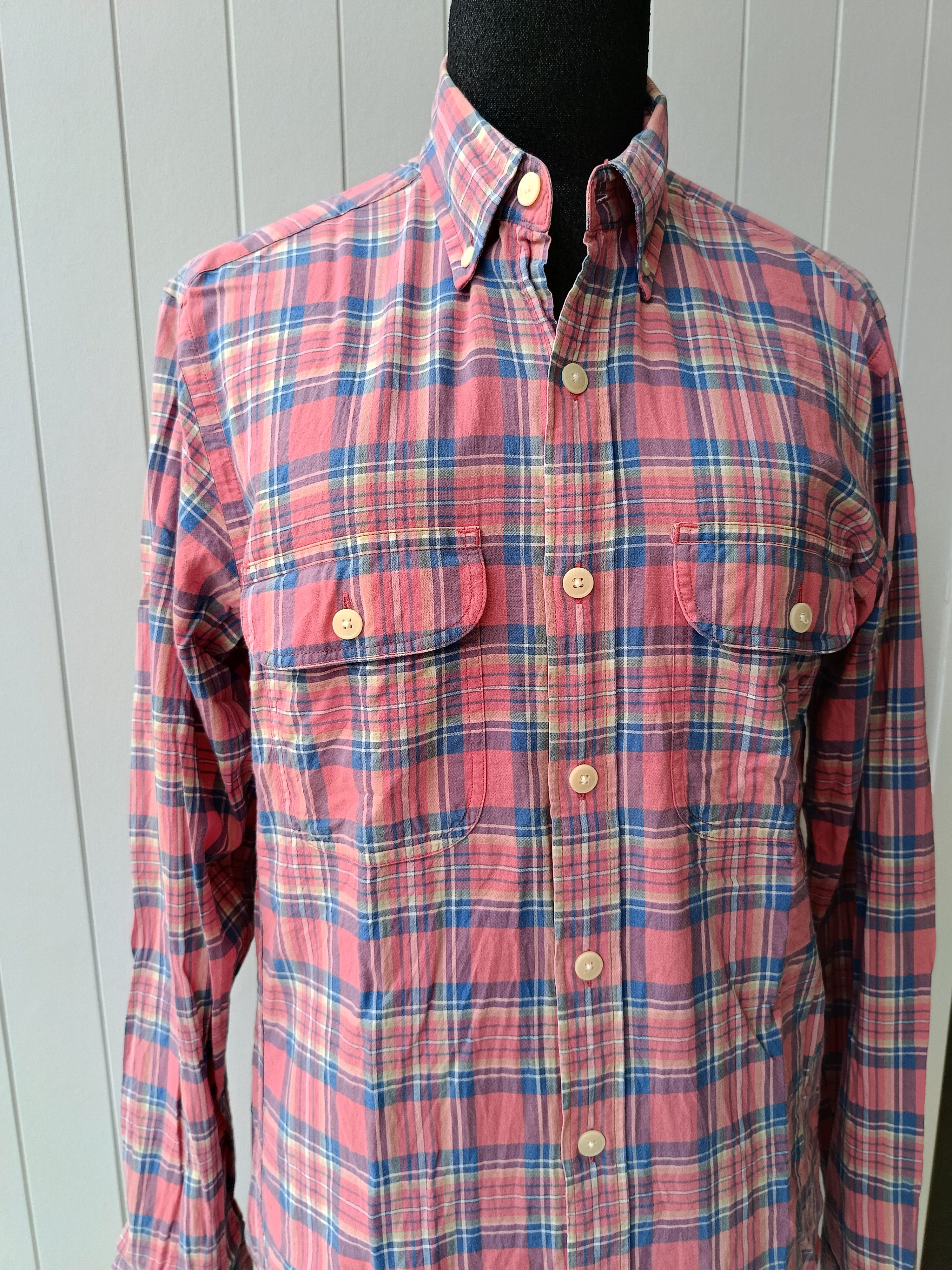 J.Crew Jcrew madras plaid double pockets slim fit XS shirt Size US XS / EU 42 / 0 - 5 Thumbnail