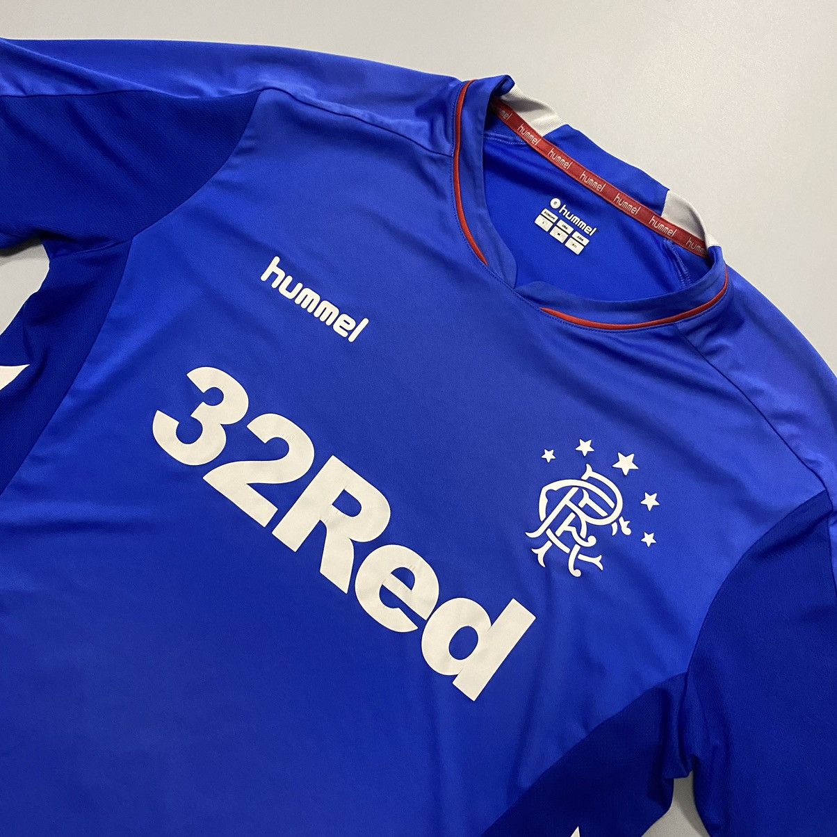 Hummel Rangers Glasgow 2018-2019 FC Football Jersey L size Blue Size US L / EU 52-54 / 3 - 3 Thumbnail