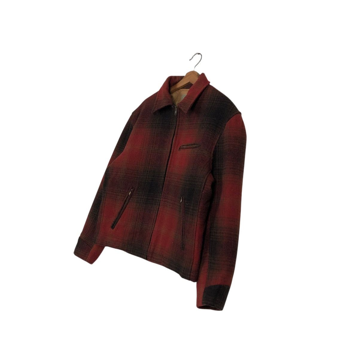 Japanese Brand 🔥VINTAGE CHORE WOOL JACKET UNIQLO TARTAN ISSEY MIYAKE Size US M / EU 48-50 / 2 - 4 Thumbnail