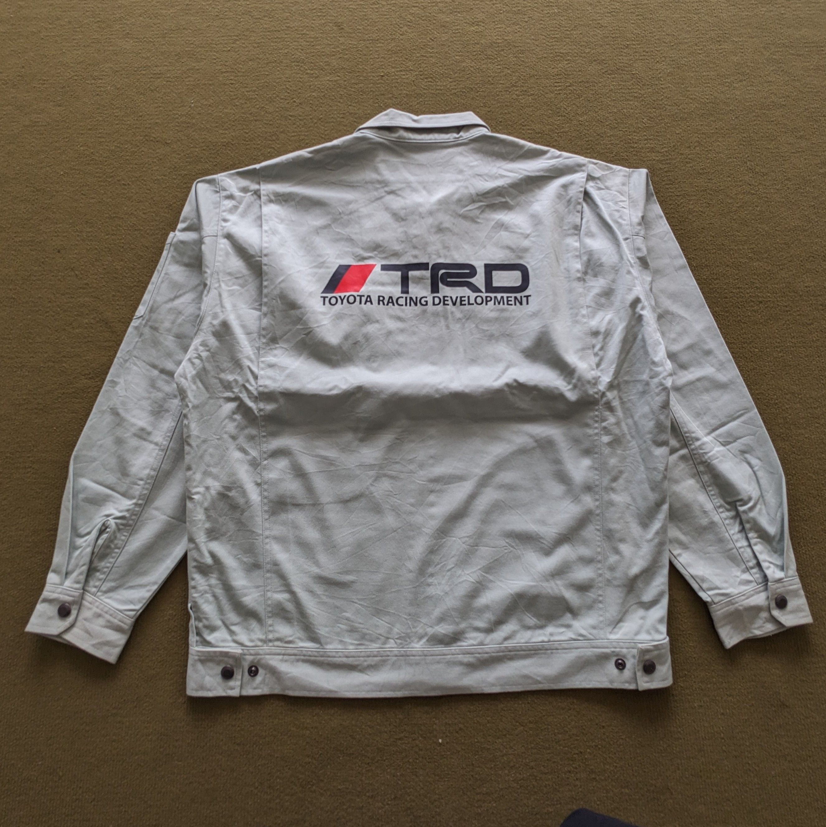 Japanese Brand Vintage TRD TOYOTA Racing Uniform Jacket Size US XXL / EU 58 / 5 - 1 Thumbnail