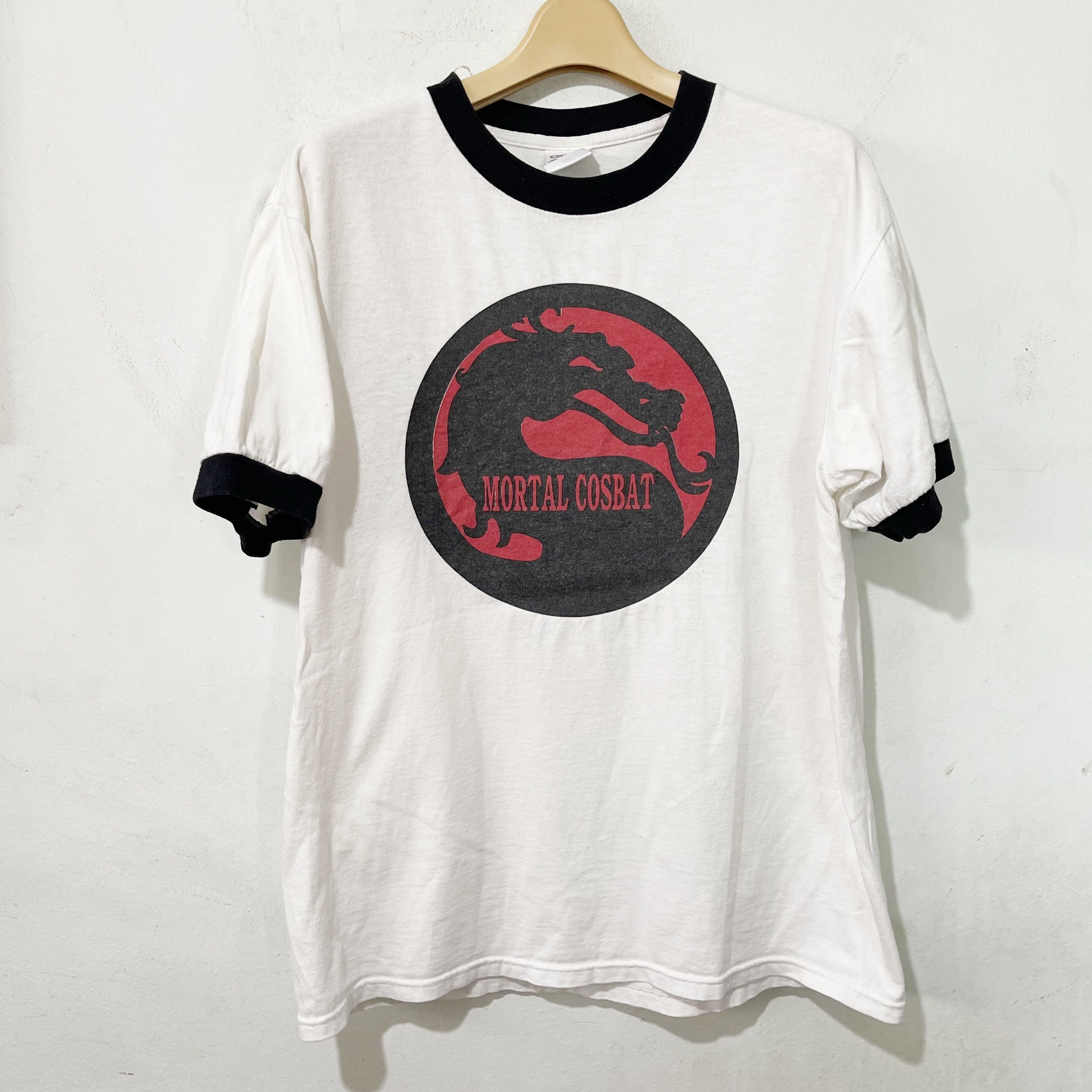 Vintage Vintage 2000s Martial Arts Ringer Tee Size US M / EU 48-50 / 2 - 1 Thumbnail