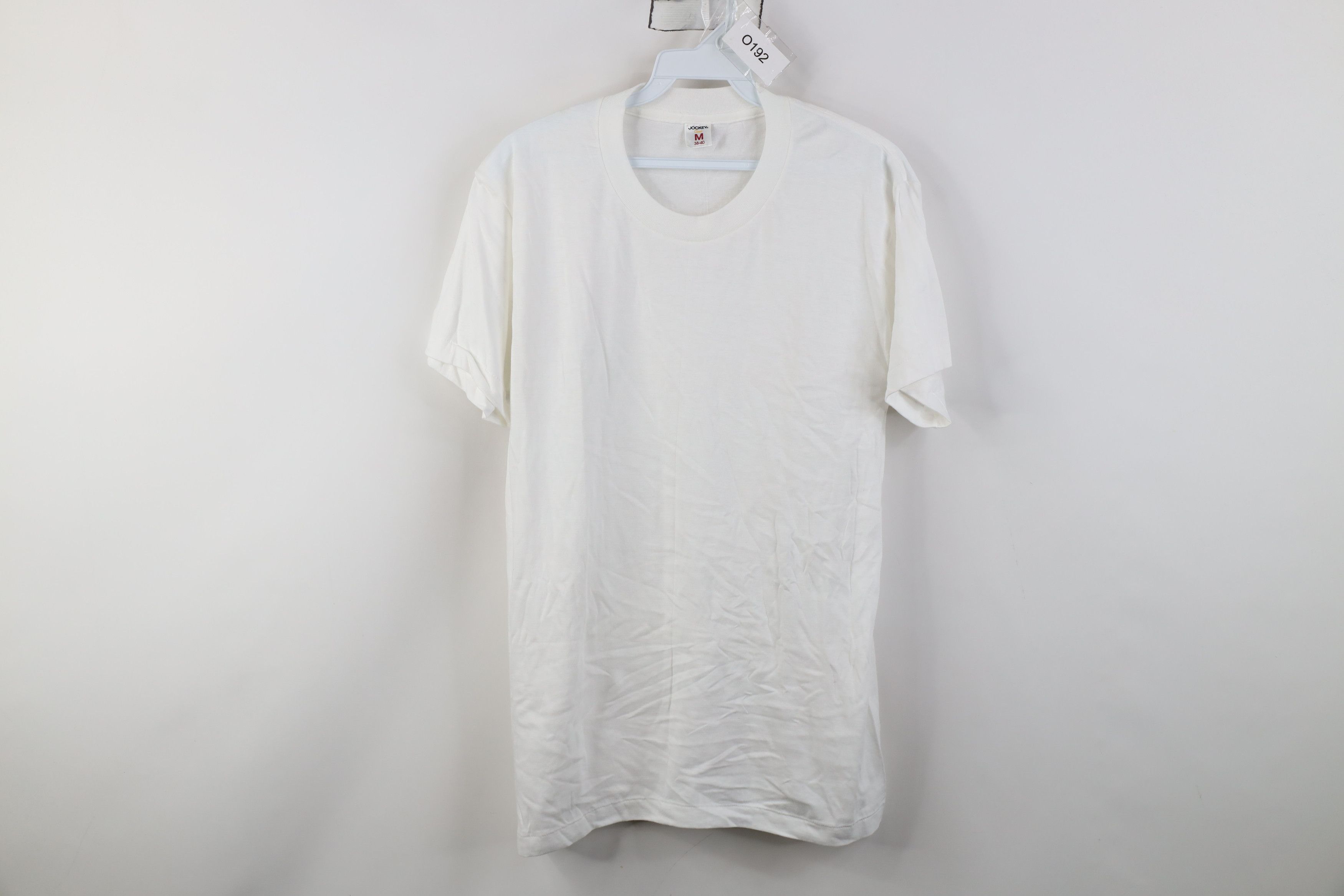 Vintage Vintage 90s Streetwear Cotton Short Sleeve T-Shirt White USA Size US M / EU 48-50 / 2 - 1 Thumbnail