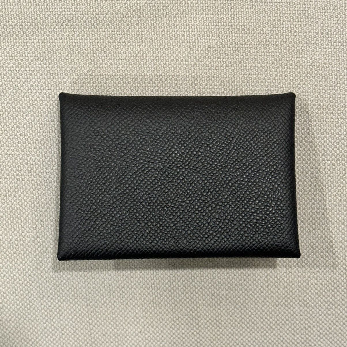 Hermes Hermes Calvi Duo Compact Leather Cardholder Size ONE SIZE - 3 Thumbnail