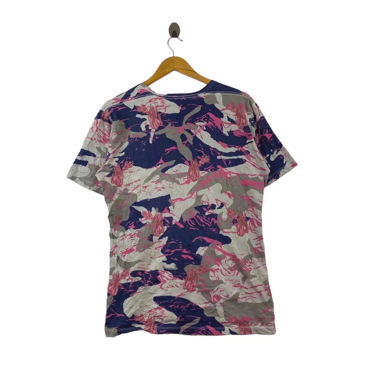 Johnbull × Vintage Vintage JOHNBULL JAPAN Special Pink Camouflage Tee Shirt Top Size US L / EU 52-54 / 3 - 3 Thumbnail