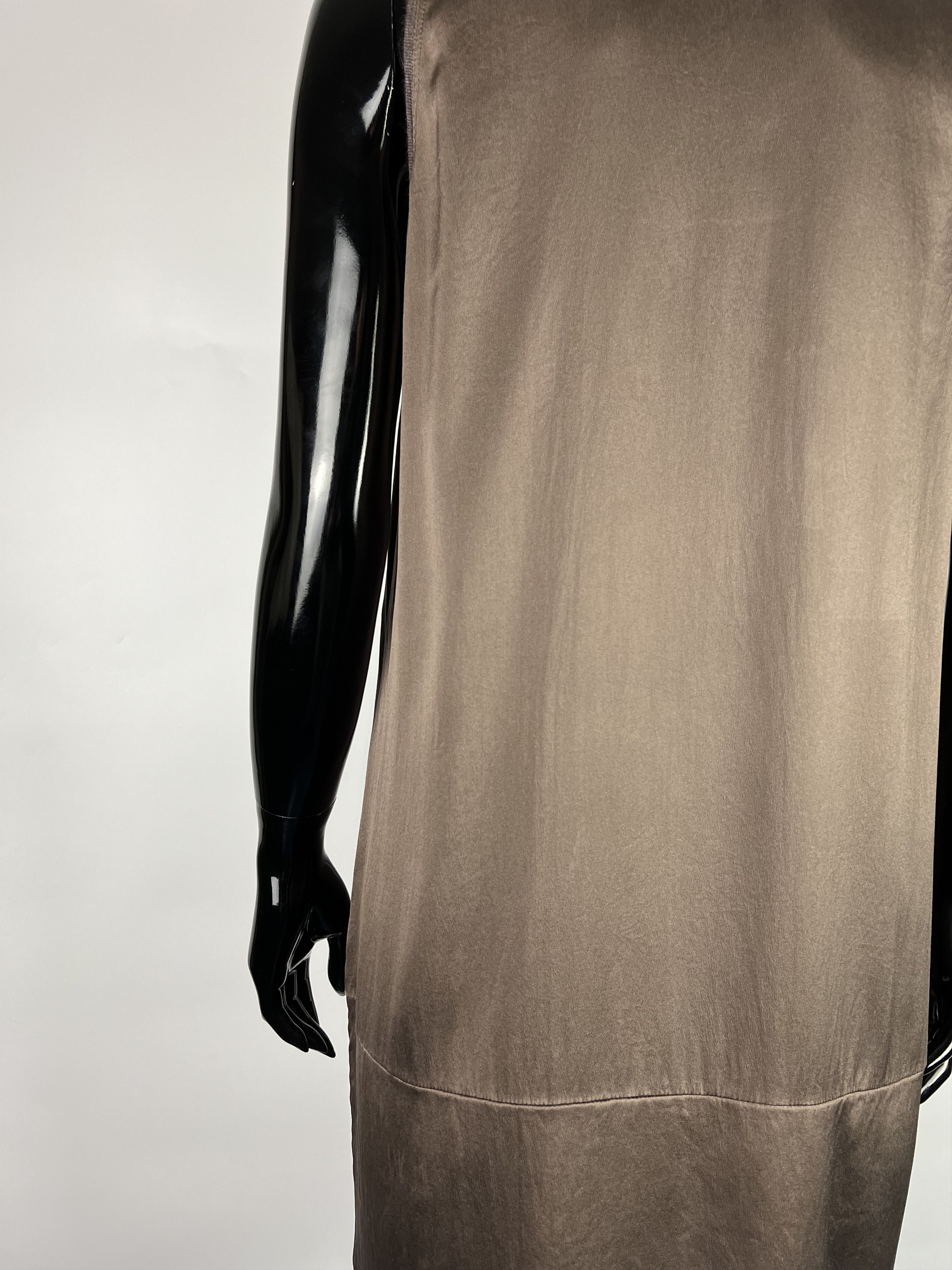 Brunello Cucinelli Brunello Cucinelli Sleeveless Silk Dress Size L/XL Size L / US 10 / IT 46 - 8 Thumbnail