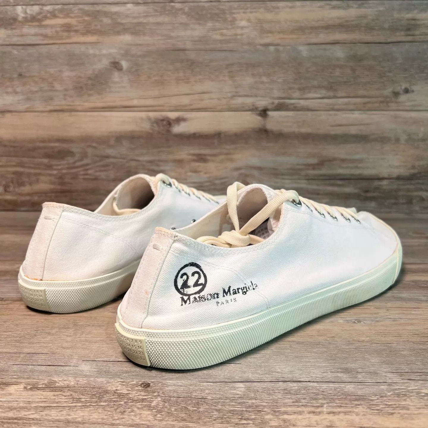 Maison Margiela Maison Margiela Tabi White 46 EU 99 New Size US 13 / EU 46 - 3 Thumbnail