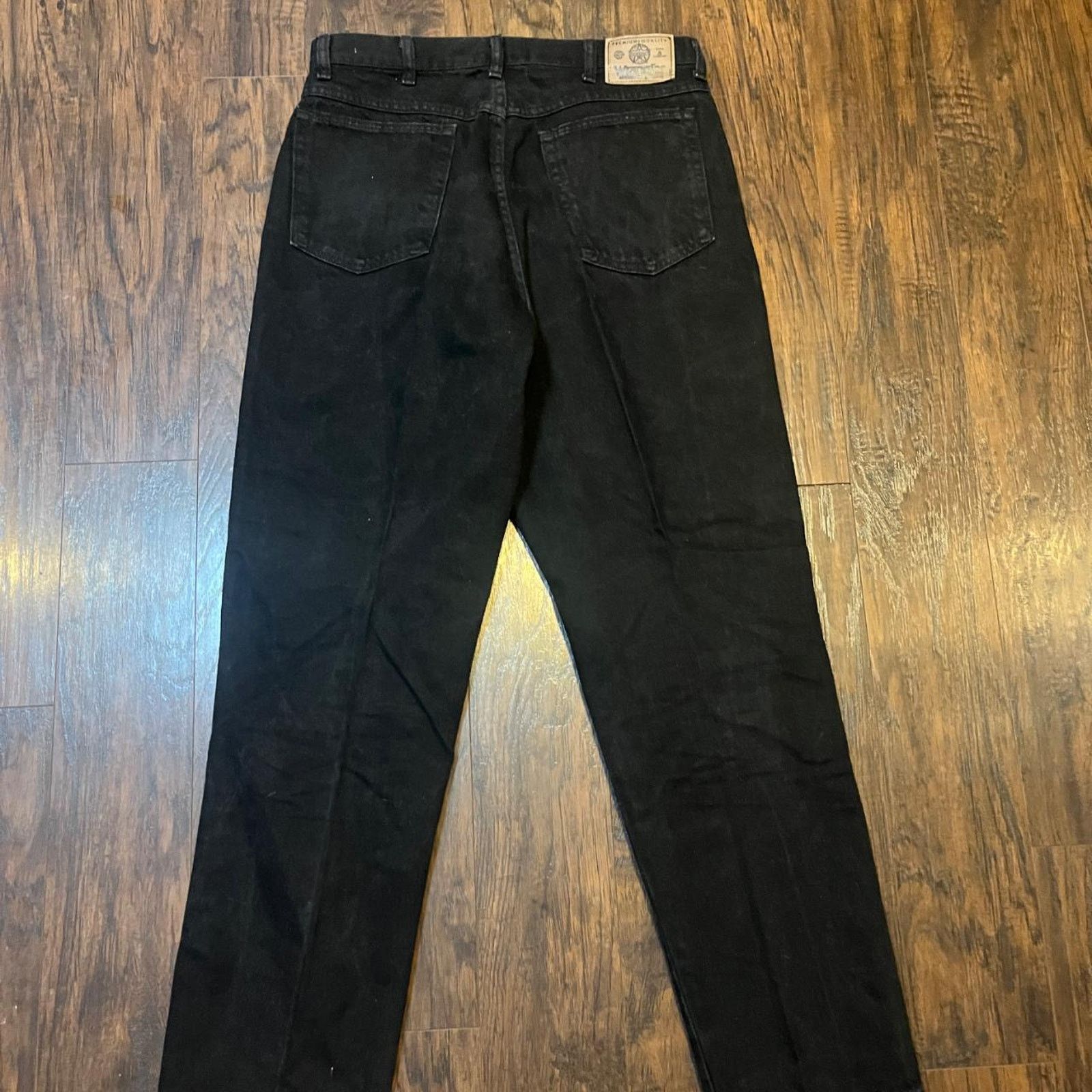Wrangler Vintage black wrangler workwear jeans Size US 36 / EU 52 - 3 Thumbnail