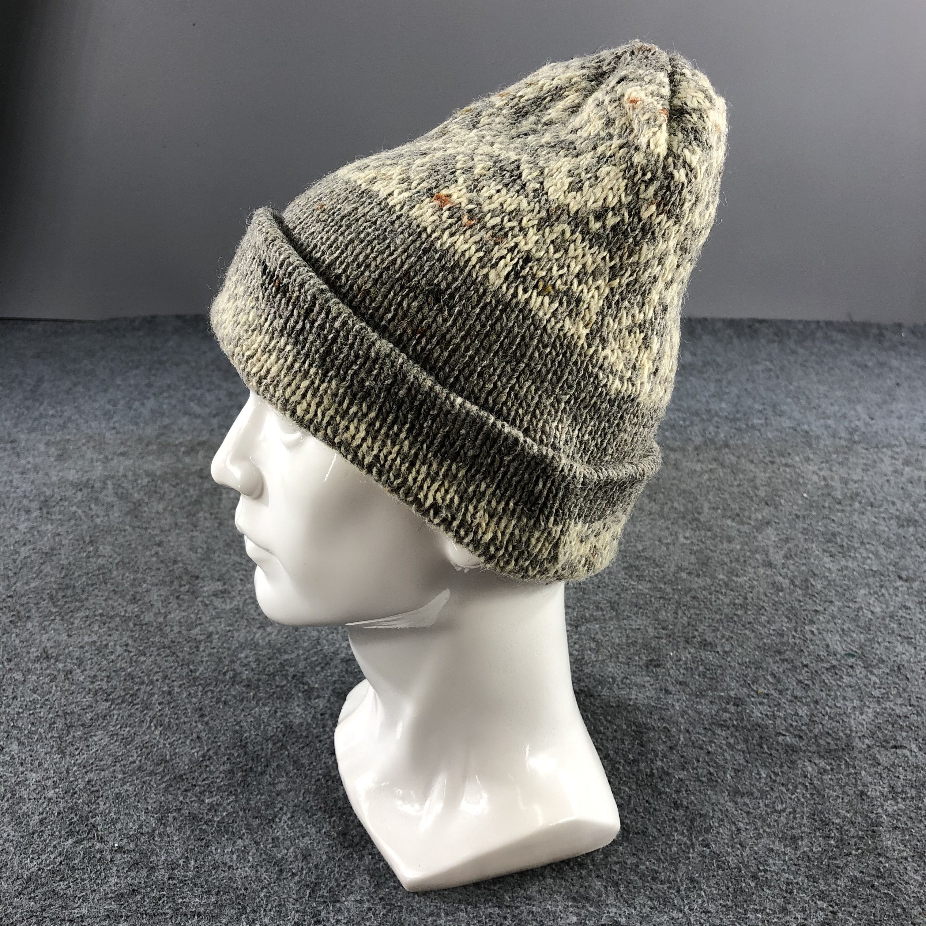 Vintage Unknown Fair Isle Wool Beanie Snowcap Snow Hat B484 Size ONE SIZE - 2 Thumbnail