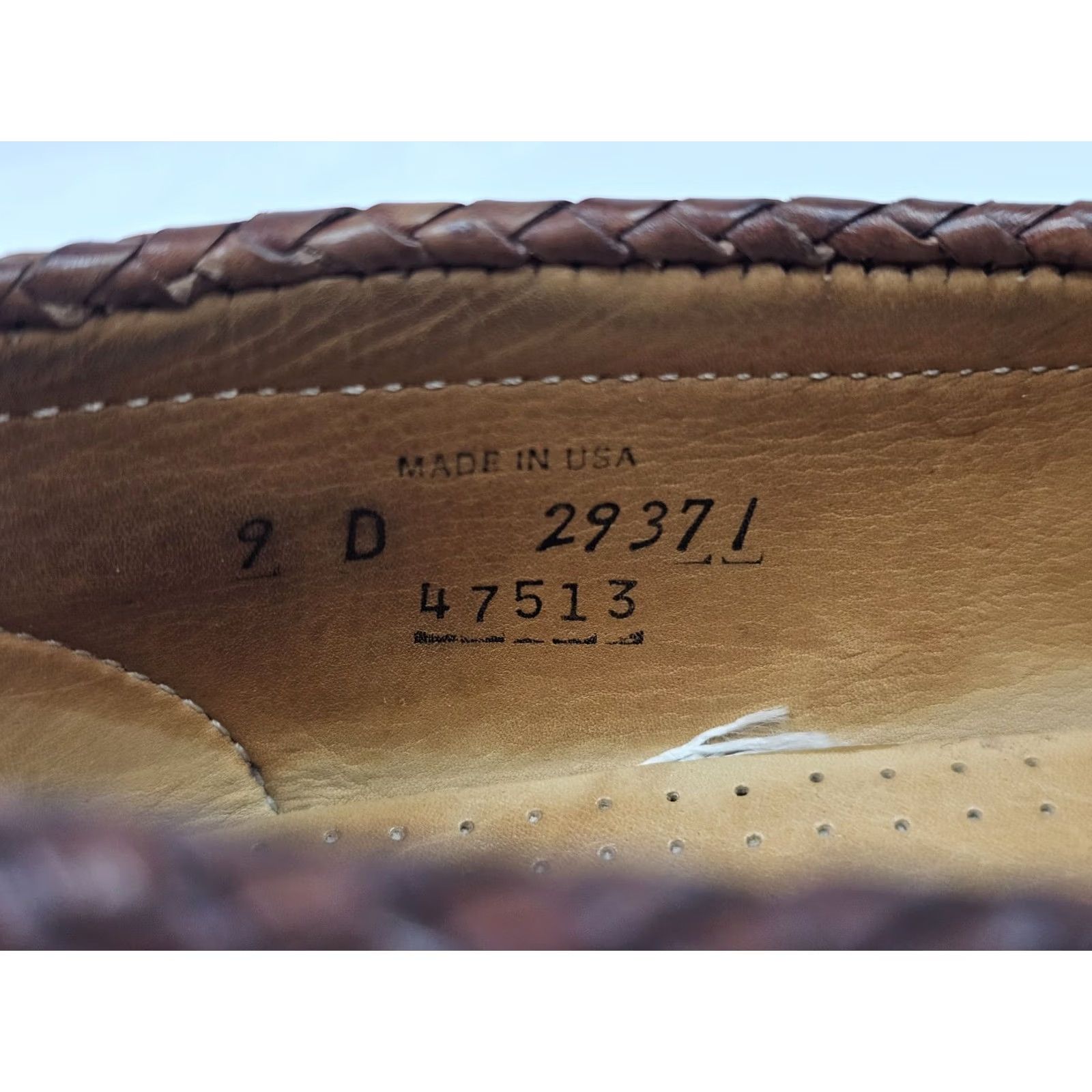 Allen Edmonds Allen Edmonds Monterey Woven Leather Loafer Men 9D Brown Buckle Kiltie Dress Oxford Shoes Size US 9 / EU 42 - 2 Thumbnail