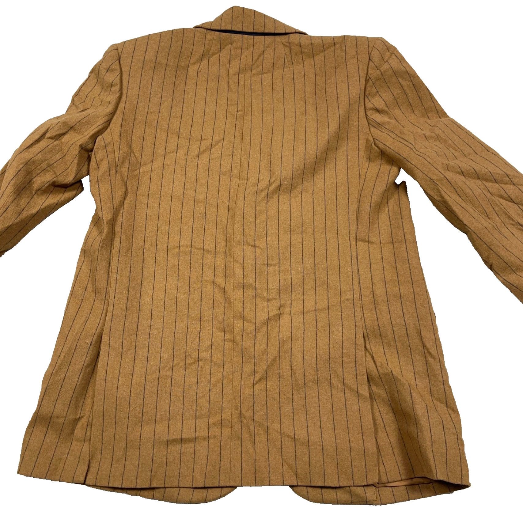 Madewell Madewell Blazer Women Size 2 Wool Brown Plaid Button Front Jacket Coat Unlined Knit Basic 90s Retro Professionals Mens Womens Size XS / US 0-2 / IT 36-38 - 2 Thumbnail
