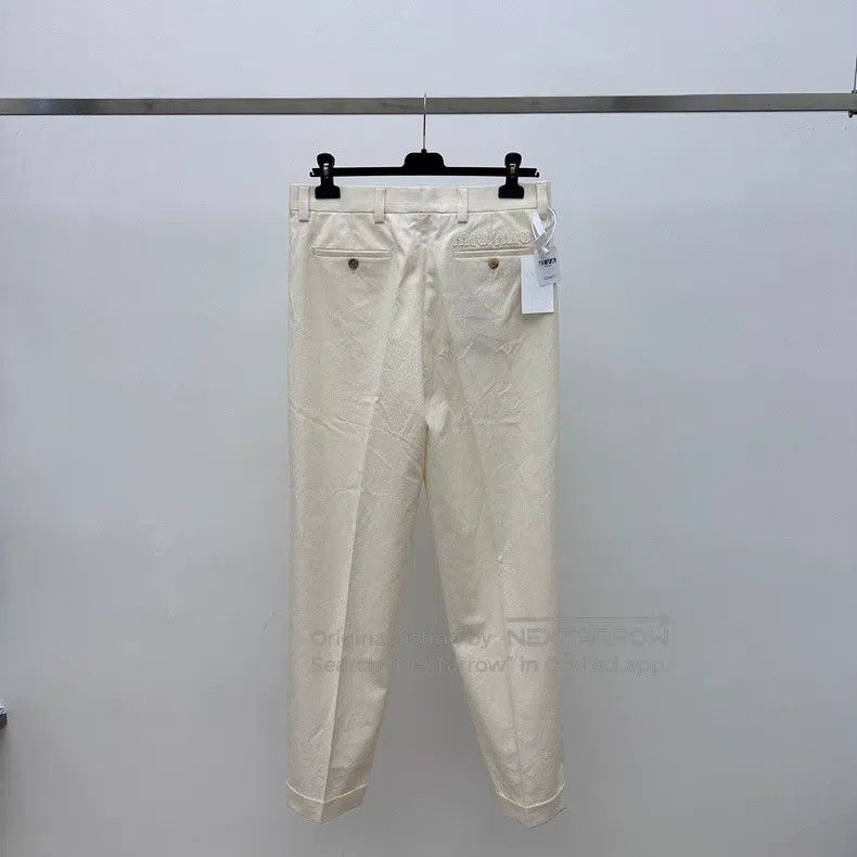 Miu Miu Miu Miu 38 White casual wide-leg pants Size 37" - 2 Thumbnail