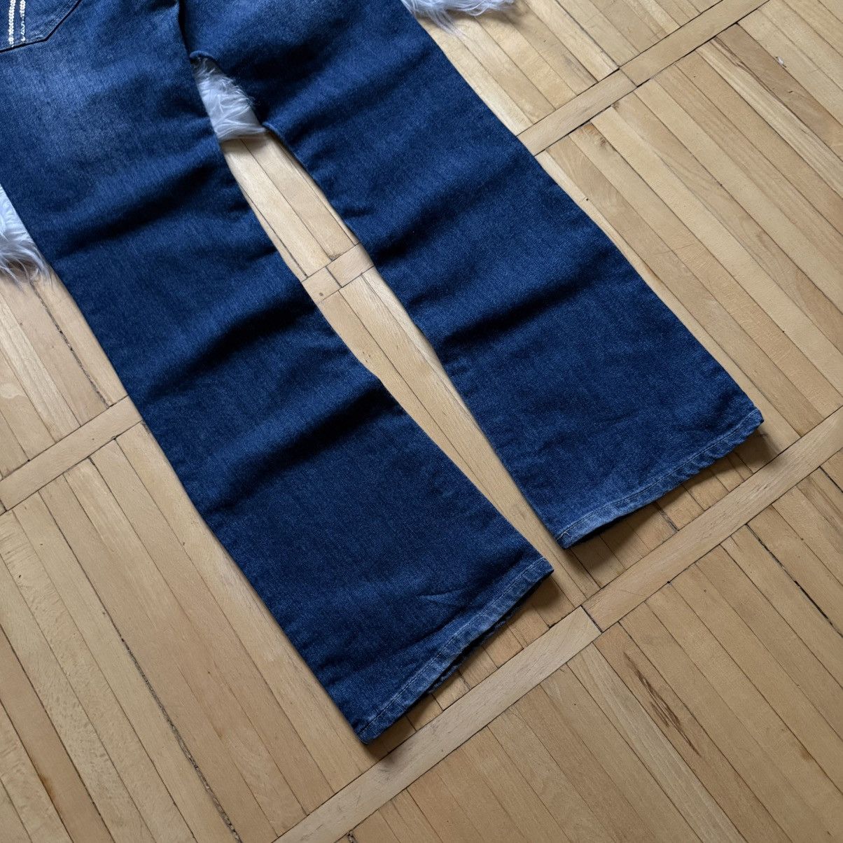 7 For All Mankind 📌 Vintage 90s 7 For All Mankind Flared Bootcut Faded Jeans Size 34" / US 12 / IT 48 - 7 Thumbnail