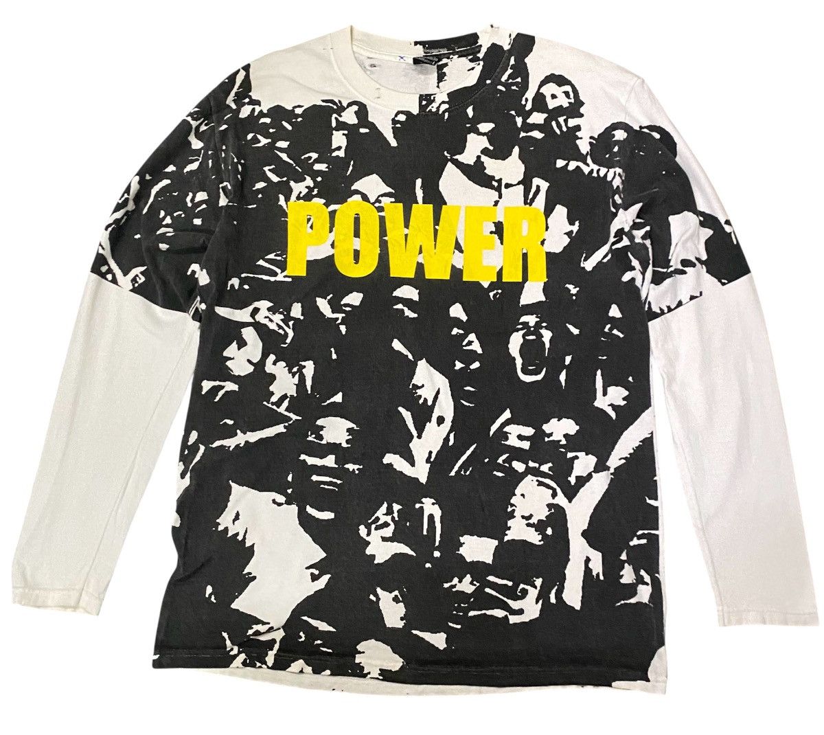 Japanese Brand Japan BoxerArchival “POWER” AOP Punk Long Sleeve Tee Size US L / EU 52-54 / 3 - 1 Thumbnail