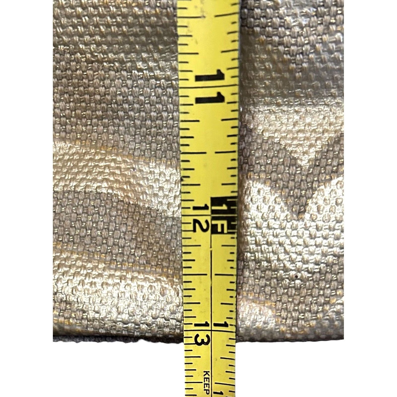 Vintage Michael Kors Gold Zebra Print Canvas Tote Women's Purse Shoulder Hand Bag Size ONE SIZE - 6 Thumbnail