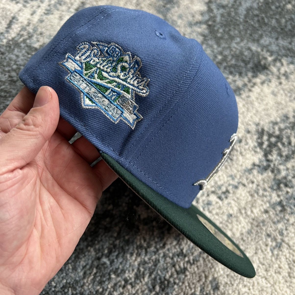 MyFitteds 7 1/4 OAKLAND ATHLETICS 1989 BATTLE OF THE BAY ARKHAM ASYLUM Size ONE SIZE - 8 Thumbnail