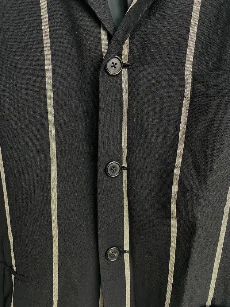 Yohji Yamamoto Yohji Yamamoto Yohji Yamamoto Y's Stripe Blazer Jacket-250 Size US M / EU 48-50 / 2 - 5 Thumbnail