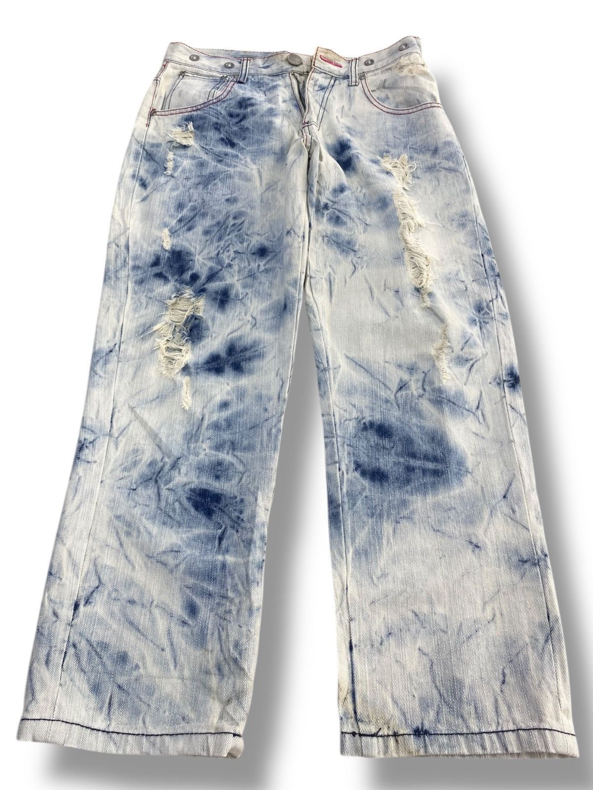 Japanese Brand Japanese Brand Tie Dye Wash Style Baggy Jeans Size US 30 / EU 46 - 1 Thumbnail