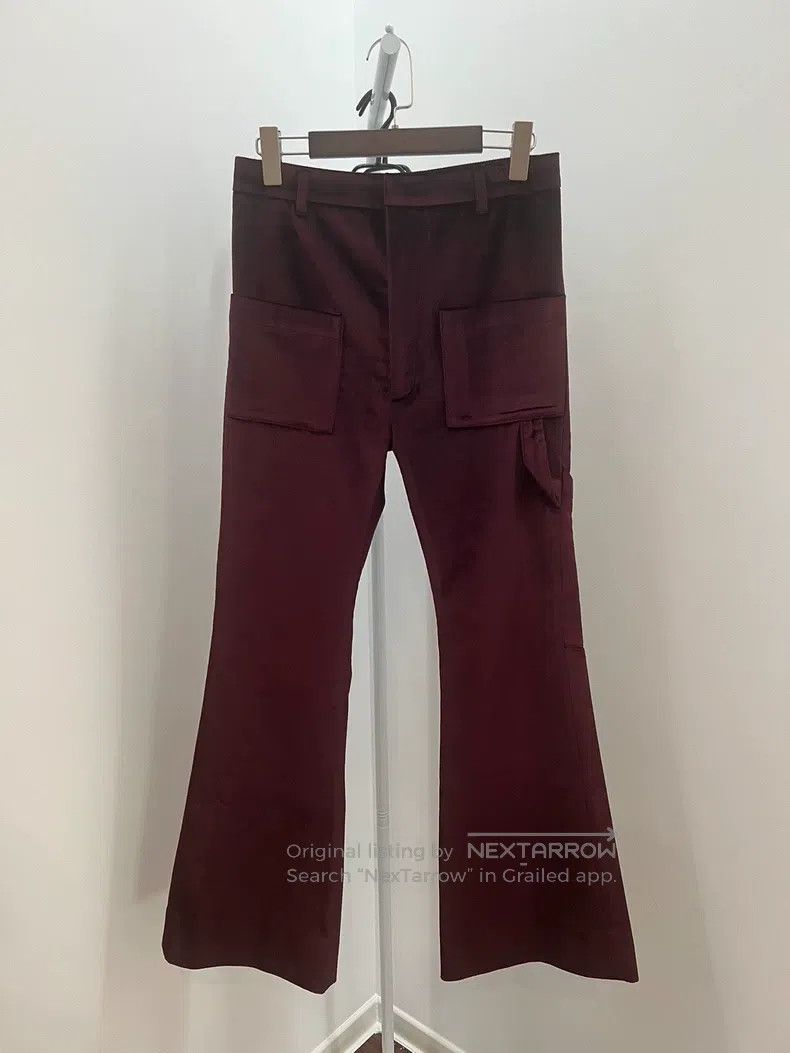Vetements Vetements size XS Purple Velvet Flared Pants Size 23" - 1 Thumbnail