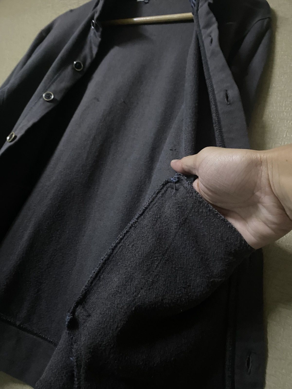 If Six Was Nine 💥 AVV HOMME Button Up Neck Grunge Jacket Size US M / EU 48-50 / 2 - 5 Thumbnail
