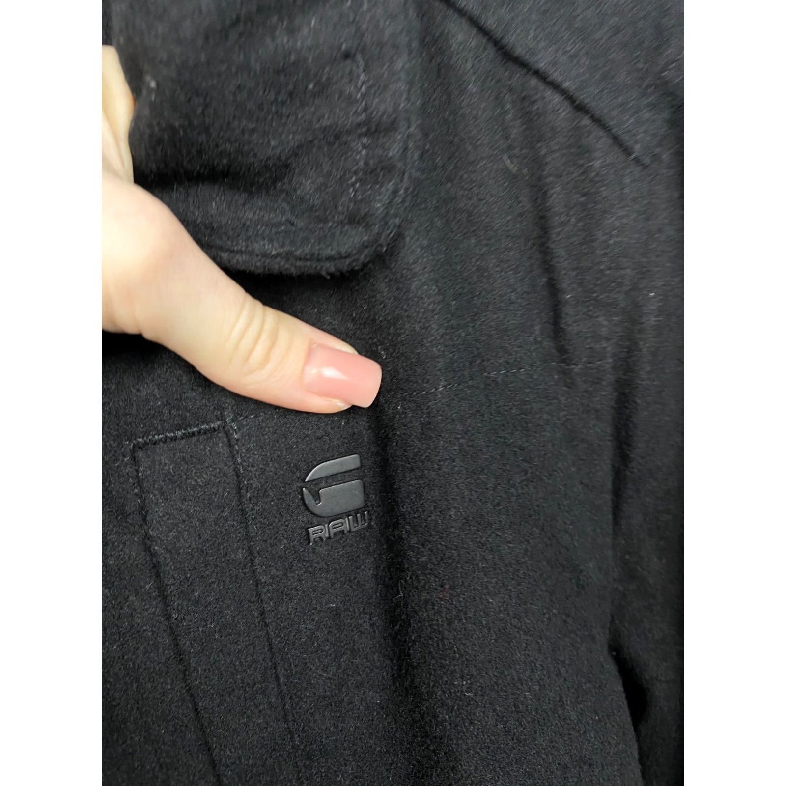 G-Star G Star Raw Mens Wool Coat Garber Trench Jacket XL Coat Mens Gray Wool Blended Overcoat Garber coats Size US XL / EU 56 / 4 - 3 Thumbnail