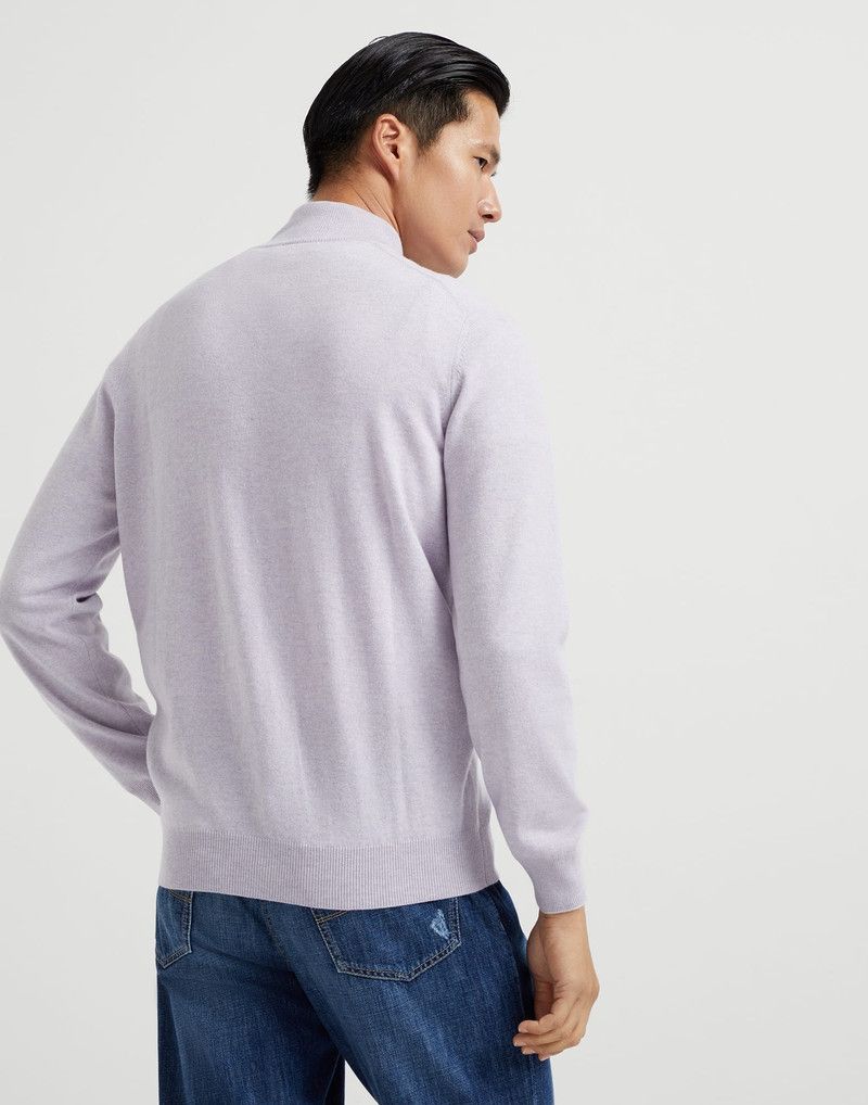 Brunello Cucinelli o1y0526 Sweater in Lilac Size US S / EU 44-46 / 1 - 4 Thumbnail