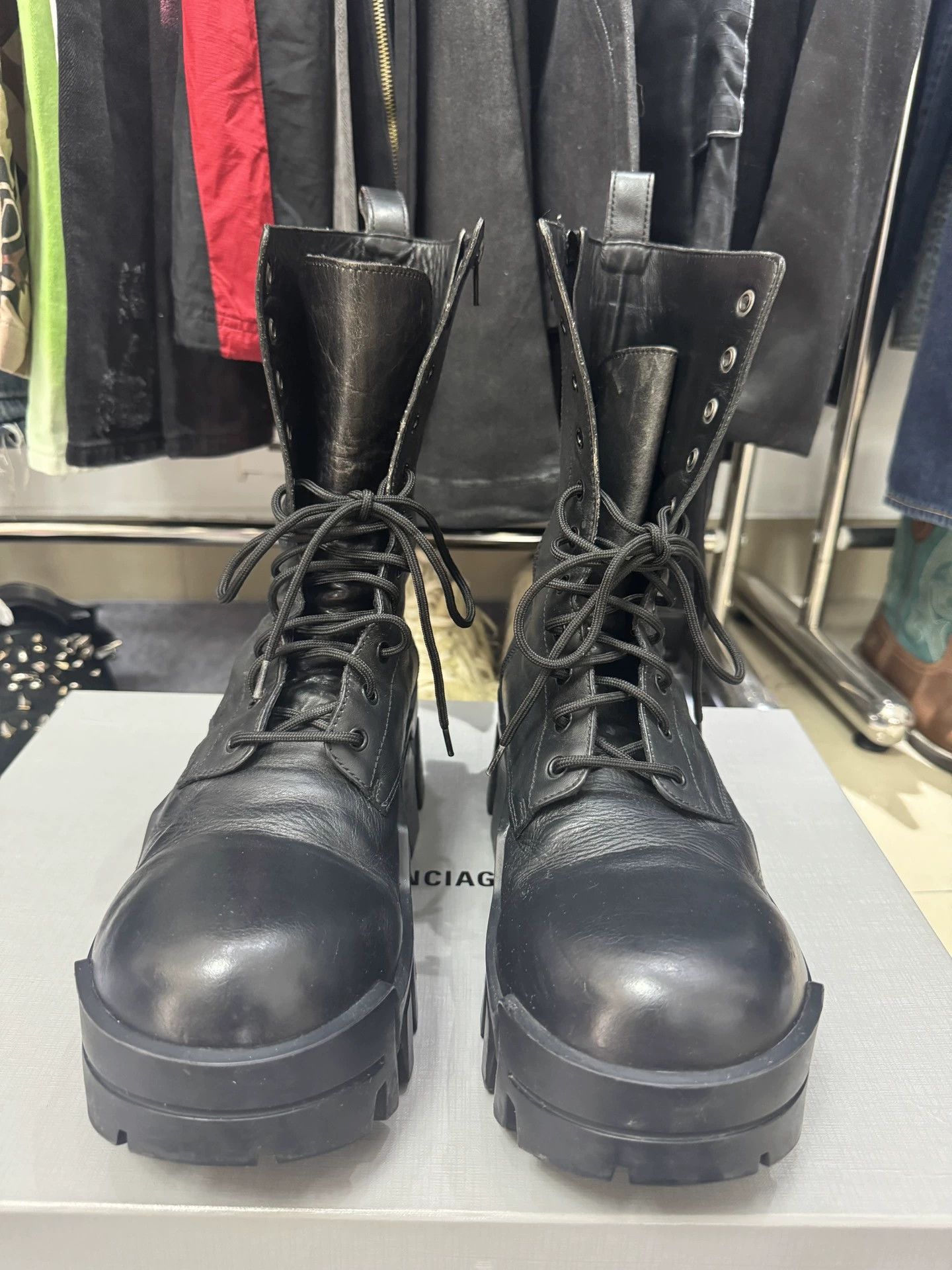 Balenciaga Balenciaga Bulldozer Boots, Black Size US 10 / EU 43 - 1 Thumbnail