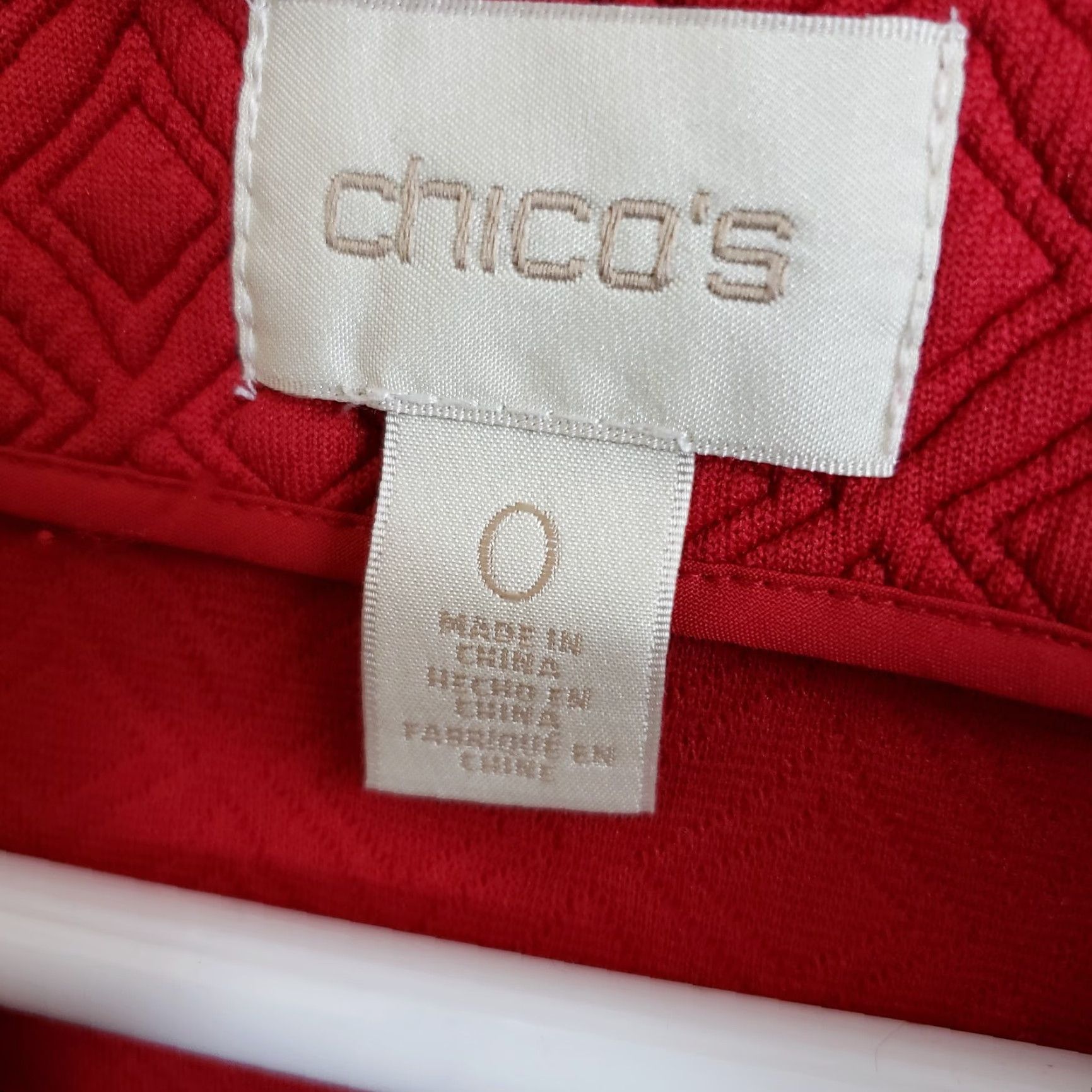 Vintage Chico's Women Quilted Jacket Solid Red Size S Snap Buttons - Chicos Women's Jacket - Jacket - Red - Quilted - Snap - Solid - S - Women Size S / US 4 / IT 40 - 5 Thumbnail