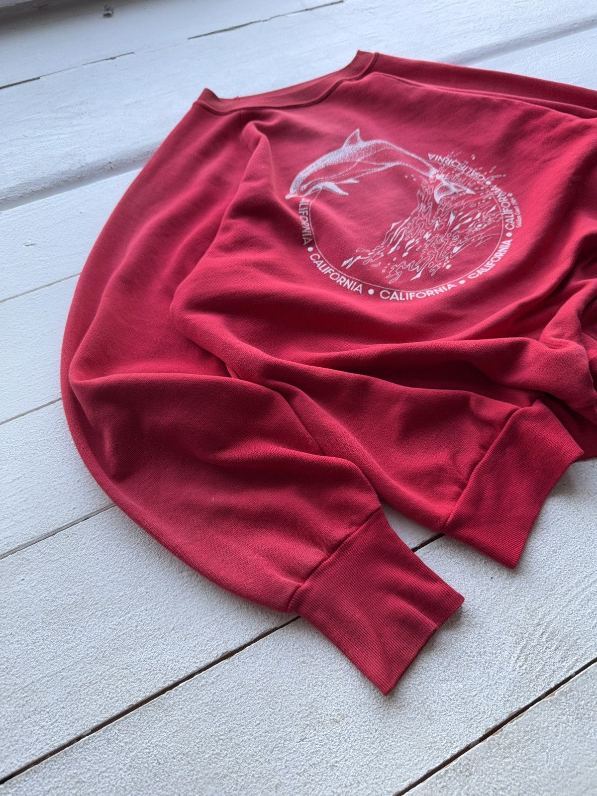 Vintage Vintage 1984 USA California Golden Coast Faded Sweatshirt Size US M / EU 48-50 / 2 - 2 Thumbnail