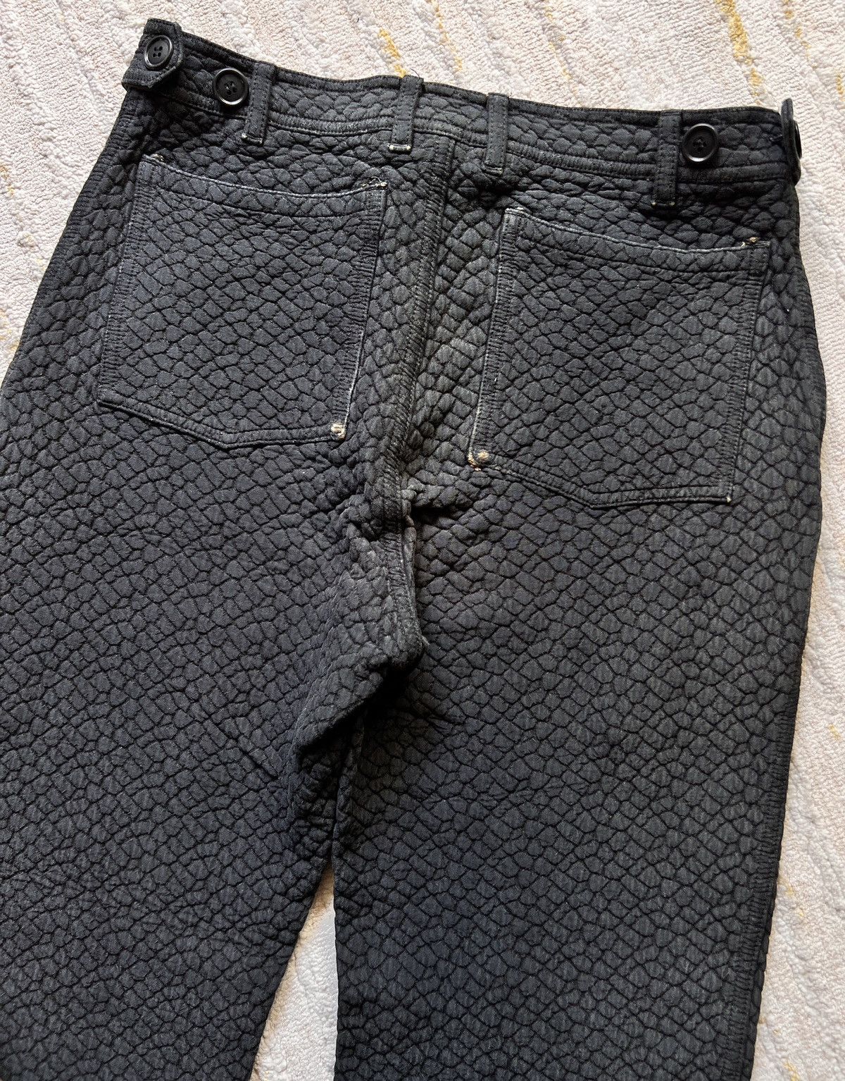 Comme des Garcons × Comme des Garcons Homme Comme des Garcons Jacquard Snake Scales Pattern Pants Size US 30 / EU 46 - 9 Thumbnail