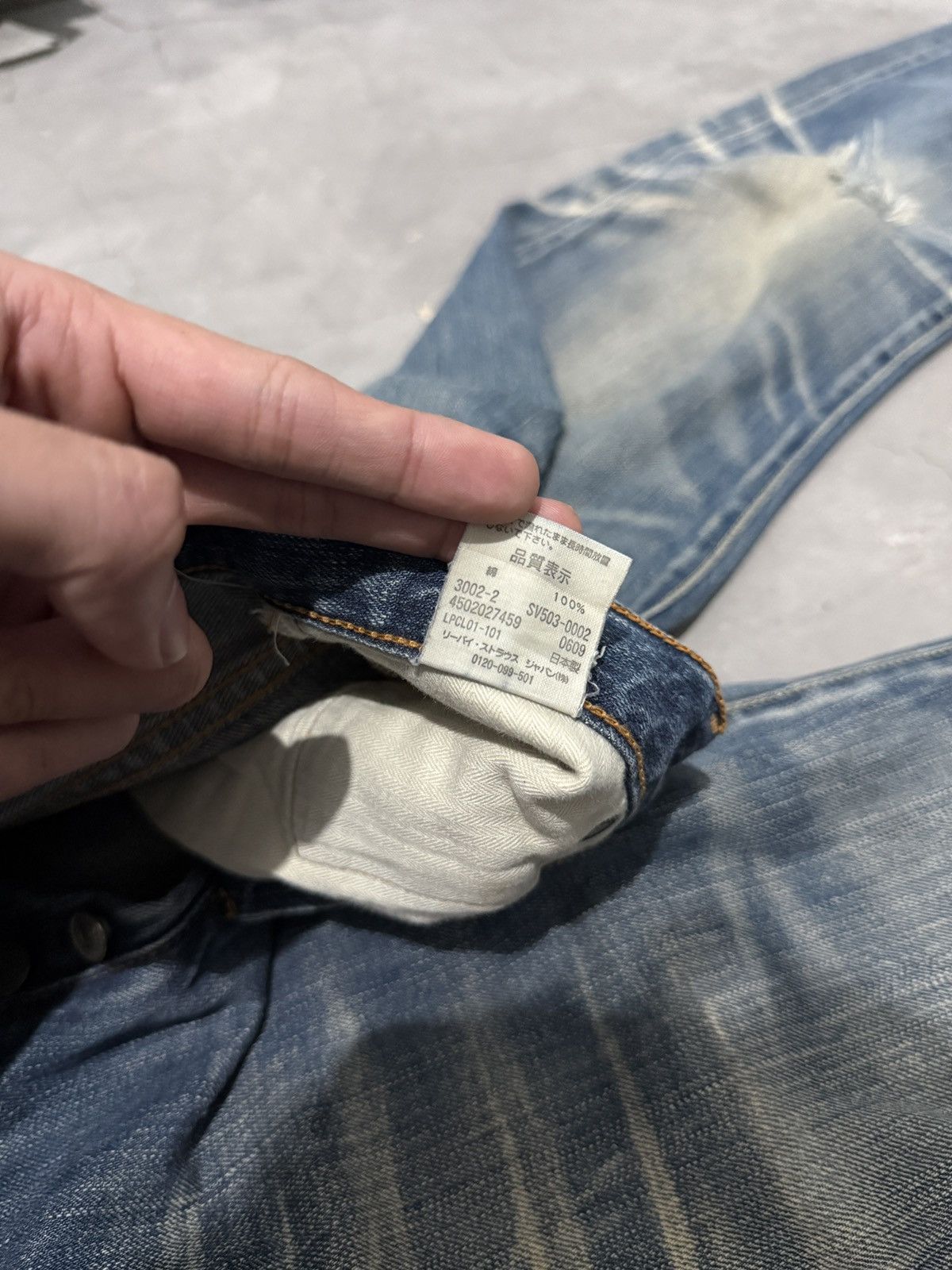 Levi's Vintage Clothing Rare Vintage Levi’s 503 B XX Faded Japanese Blue Jeans Size US 30 / EU 46 - 3 Thumbnail