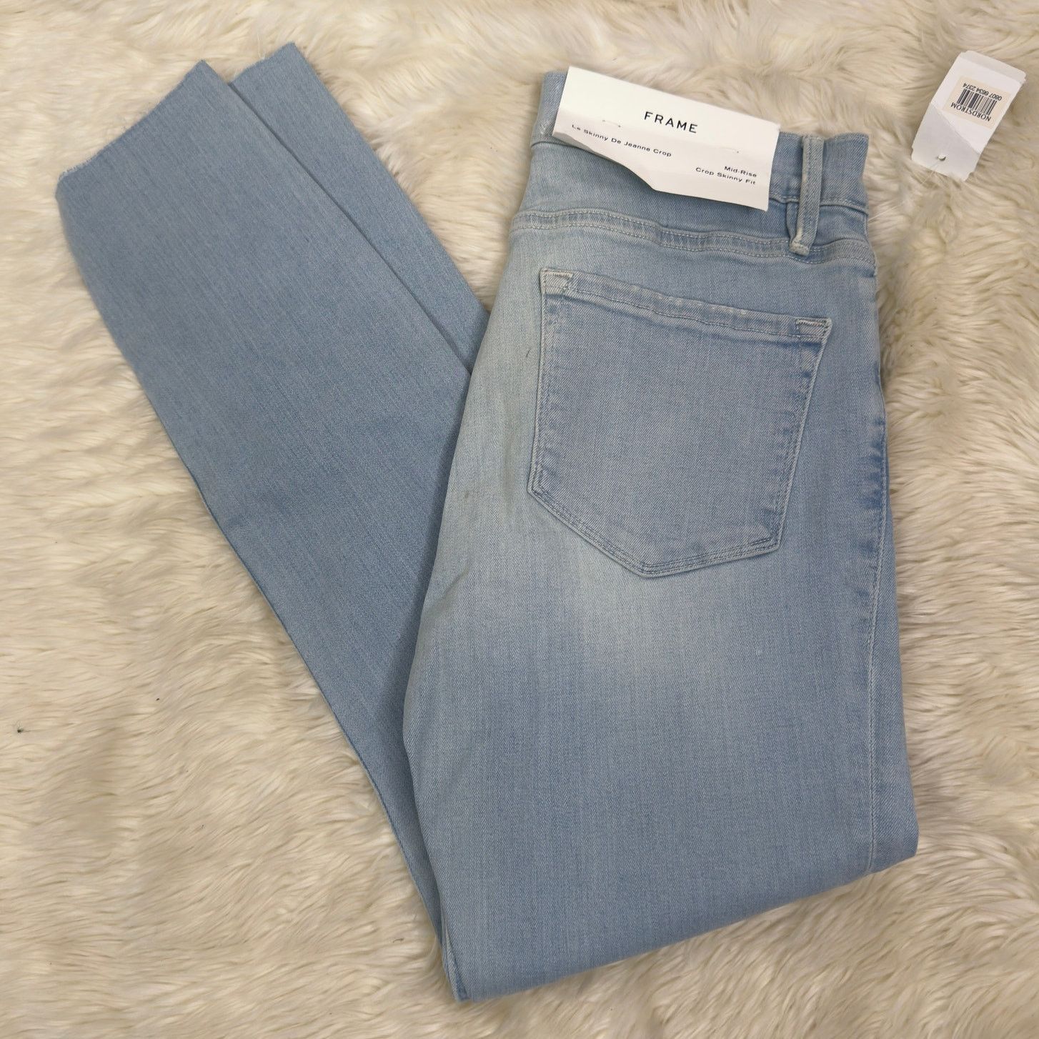 FRAME Le Skinny De Jeanne Crop Saville good Jeans NWT