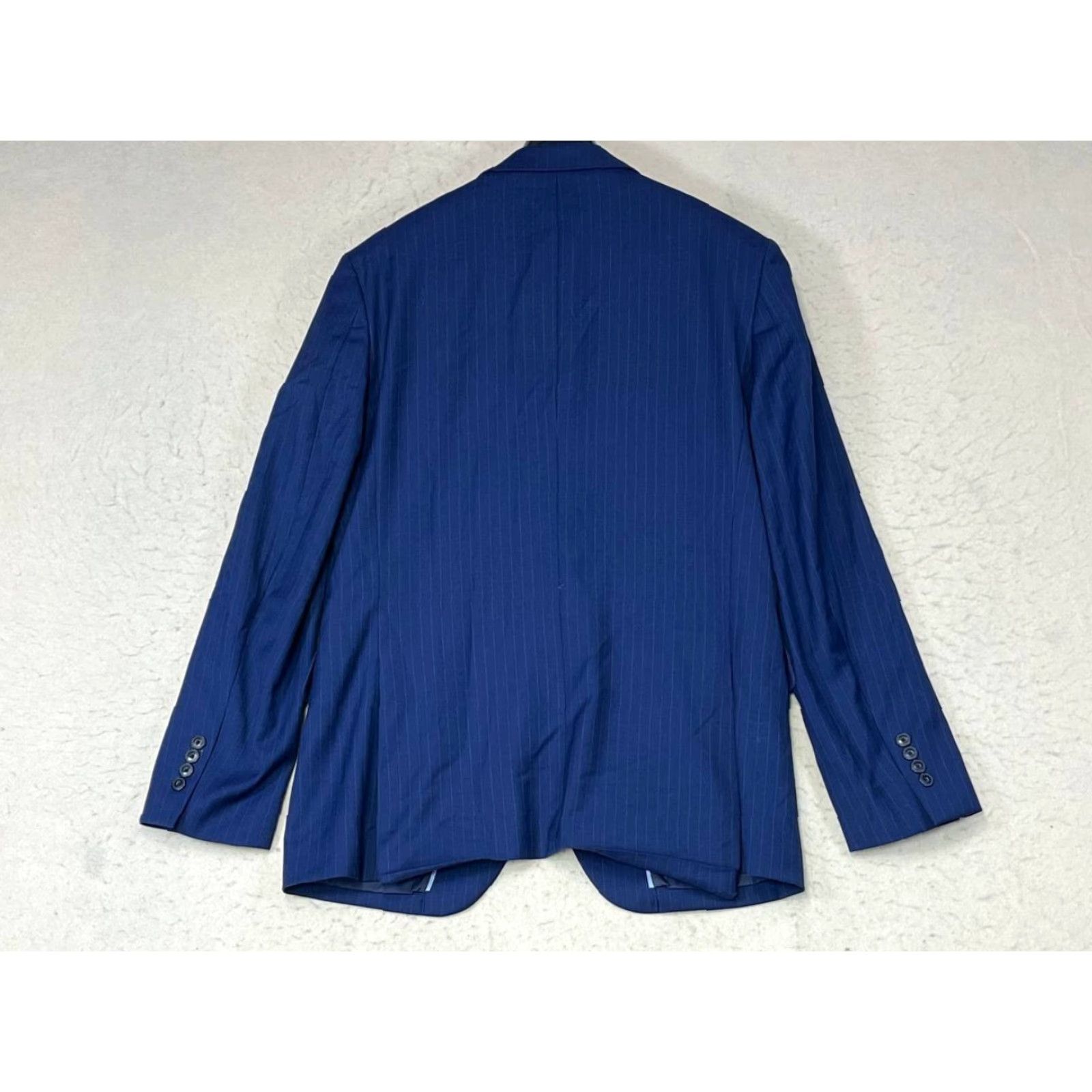 Jos. A. Bank Jos. A. Bank Sport Coat Men Medium Blue Slim Fit 1905 Twed Striped Notch Lapel Two-Button Jacket Coat Regular Modern Classic Size US M / EU 48-50 / 2 - 2 Thumbnail