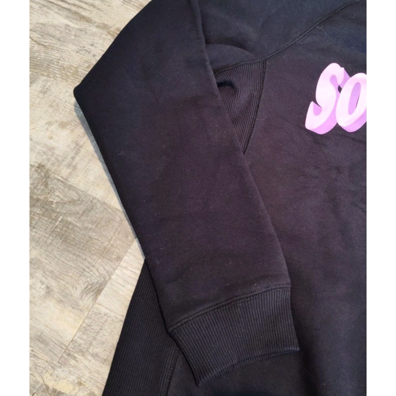 Soulland Soulland Hockney Crewneck Sweatshirt Black Mens Size M EUC Heavyweight Size US M / EU 48-50 / 2 - 4 Thumbnail