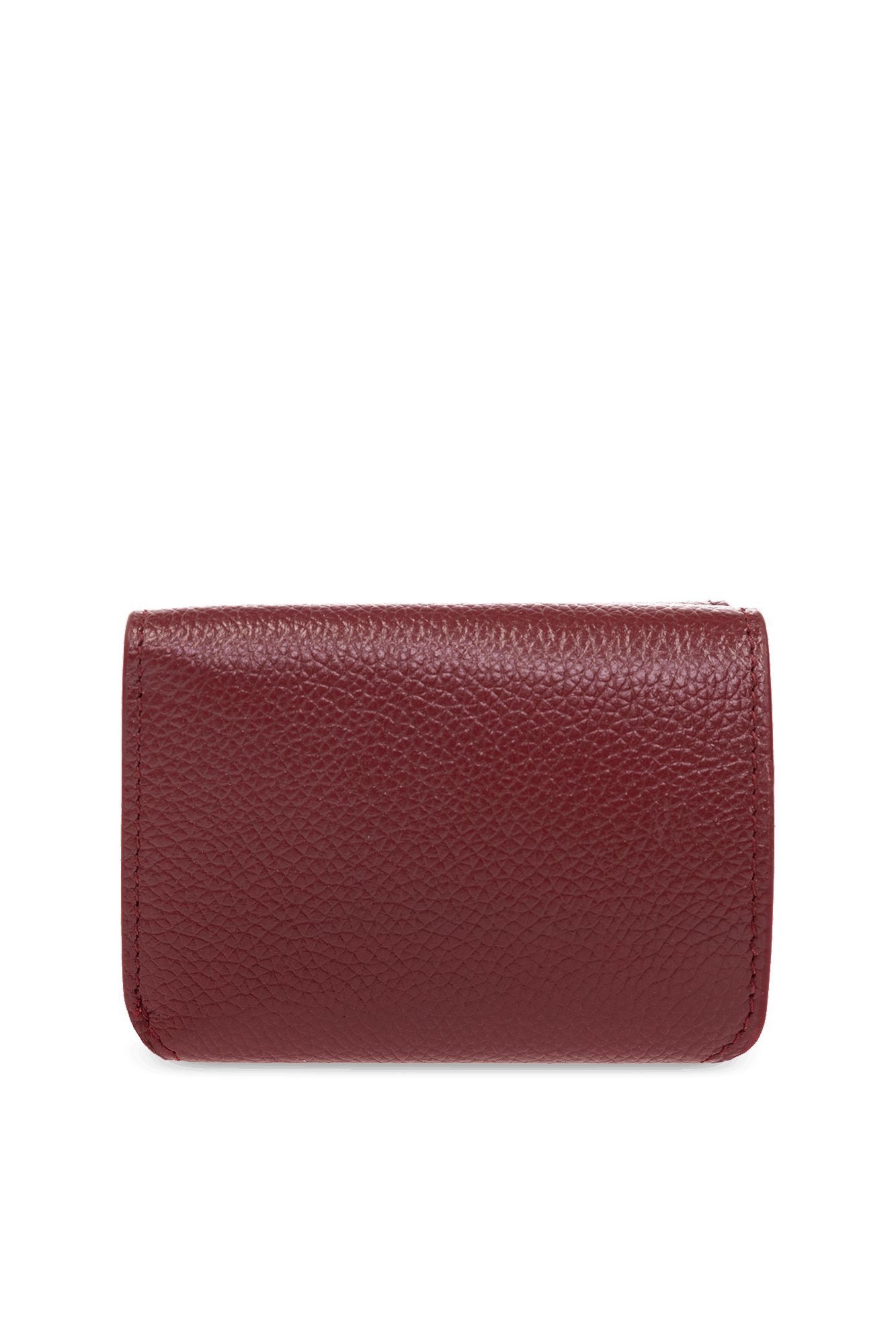 Balenciaga o1mt1gz1224 Size: OS / Cash Mini Wallet in Burgundy Size ONE SIZE - 3 Thumbnail