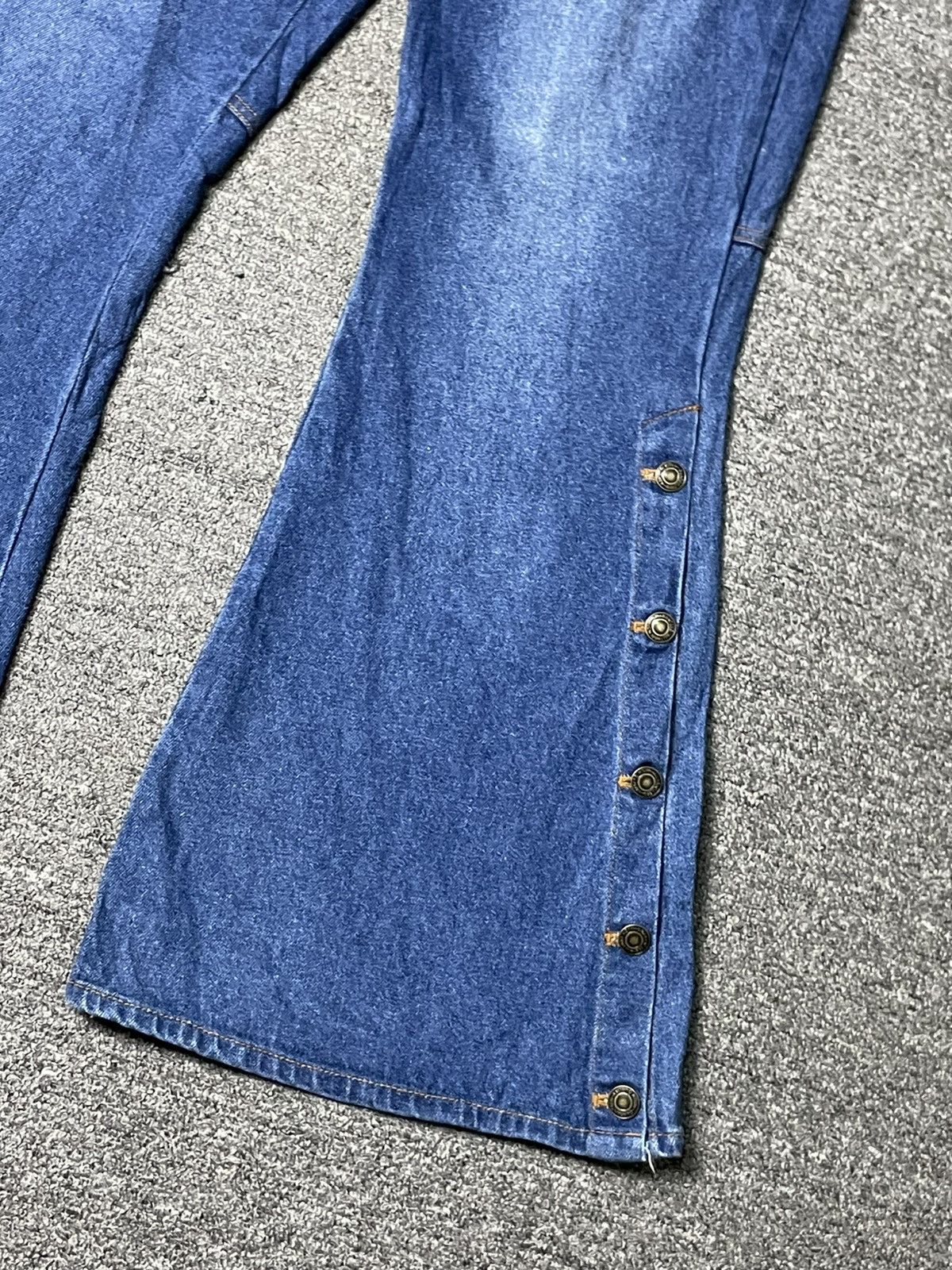 Japanese Brand × Vintage Japanese Brand Bootcut Snap Button Jeans (83) Size 30" / US 8 / IT 44 - 3 Thumbnail