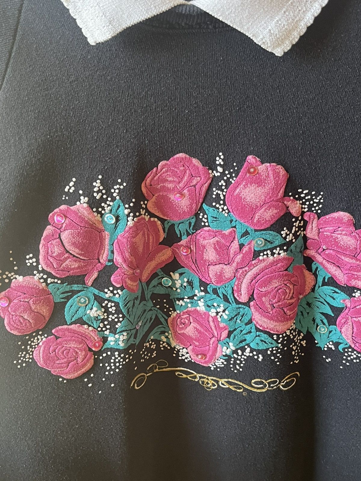 Other Red and Pink Roses Crewneck Size US M / EU 48-50 / 2 - 3 Thumbnail