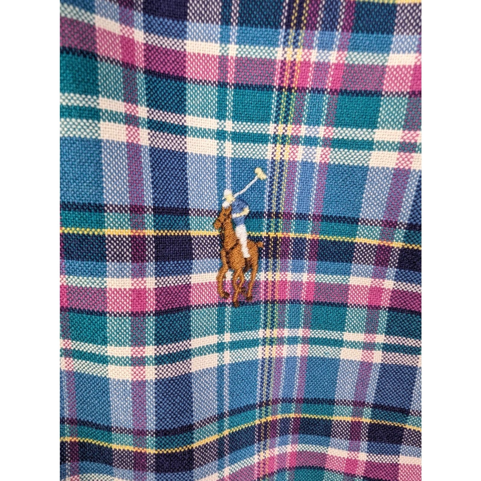 Ralph Lauren Ralph Lauren Shirt Button-Down Men's S Plaid Custom Fit Long Sleeve Multicolor Polo Ralph Lauren Logo Casual Size US S / EU 44-46 / 1 - 2 Thumbnail