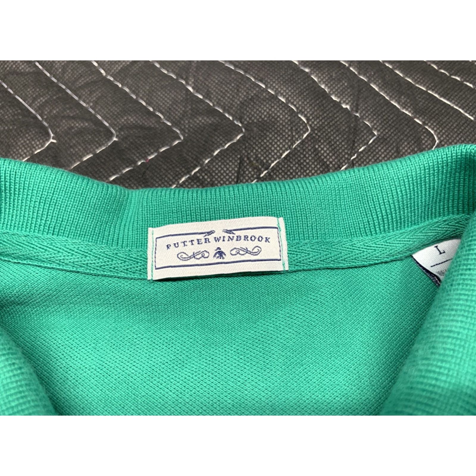 Vintage Vintage Putter Winbrook Men’s Polo Shirt Large Green Cotton Casual Golf 100% Cotton Size US L / EU 52-54 / 3 - 4 Thumbnail